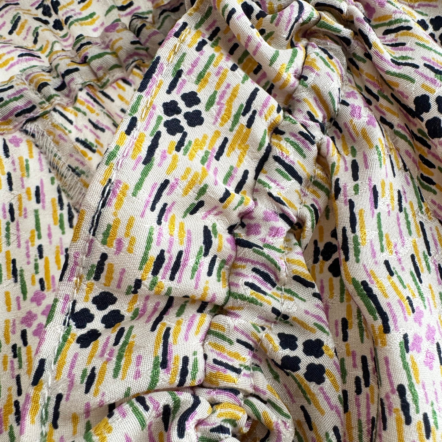 Veronica Beard "Antonette" Printed Silk Blouse, size 4