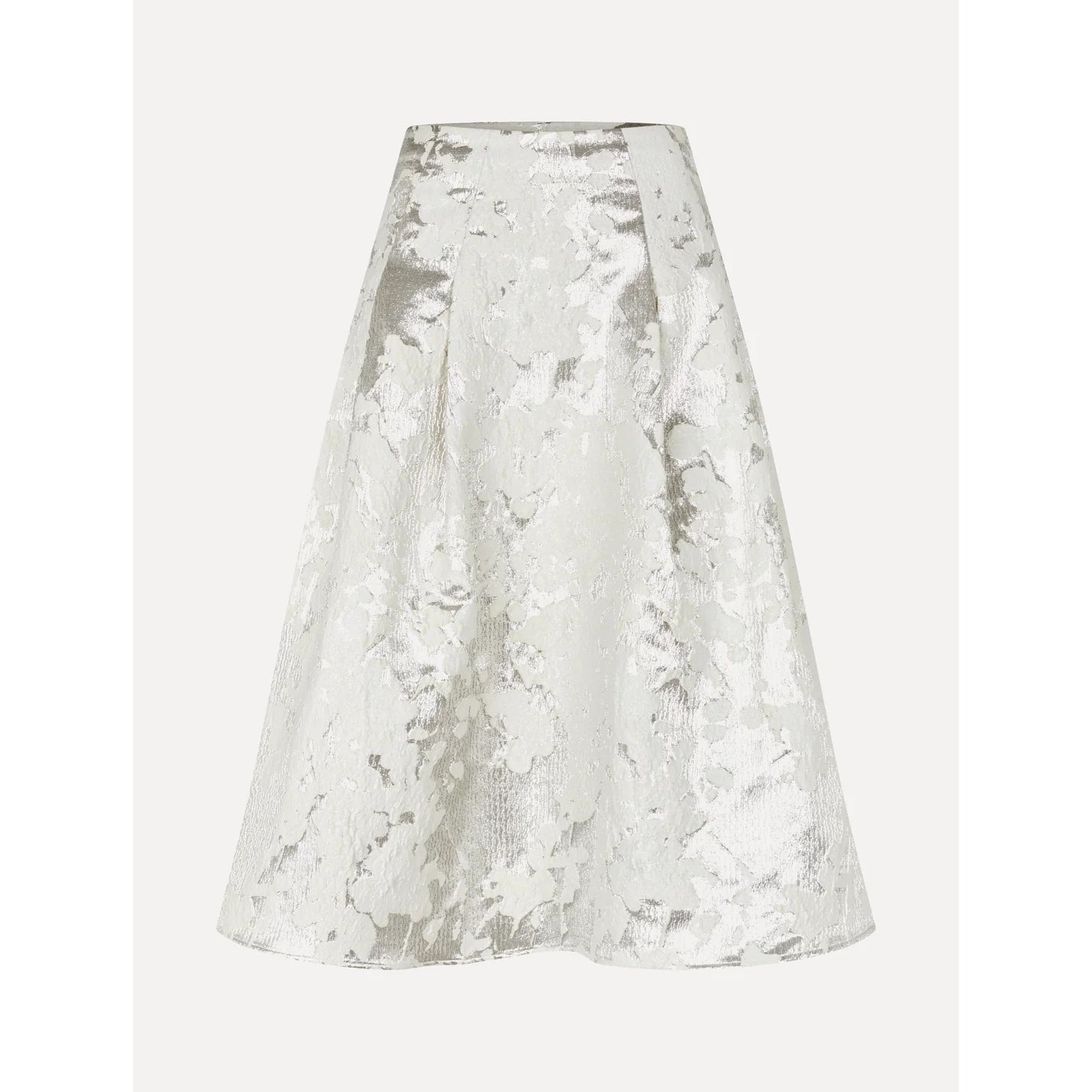 Stine Goya Lurex Midi Skirt in Metallic, size Small
