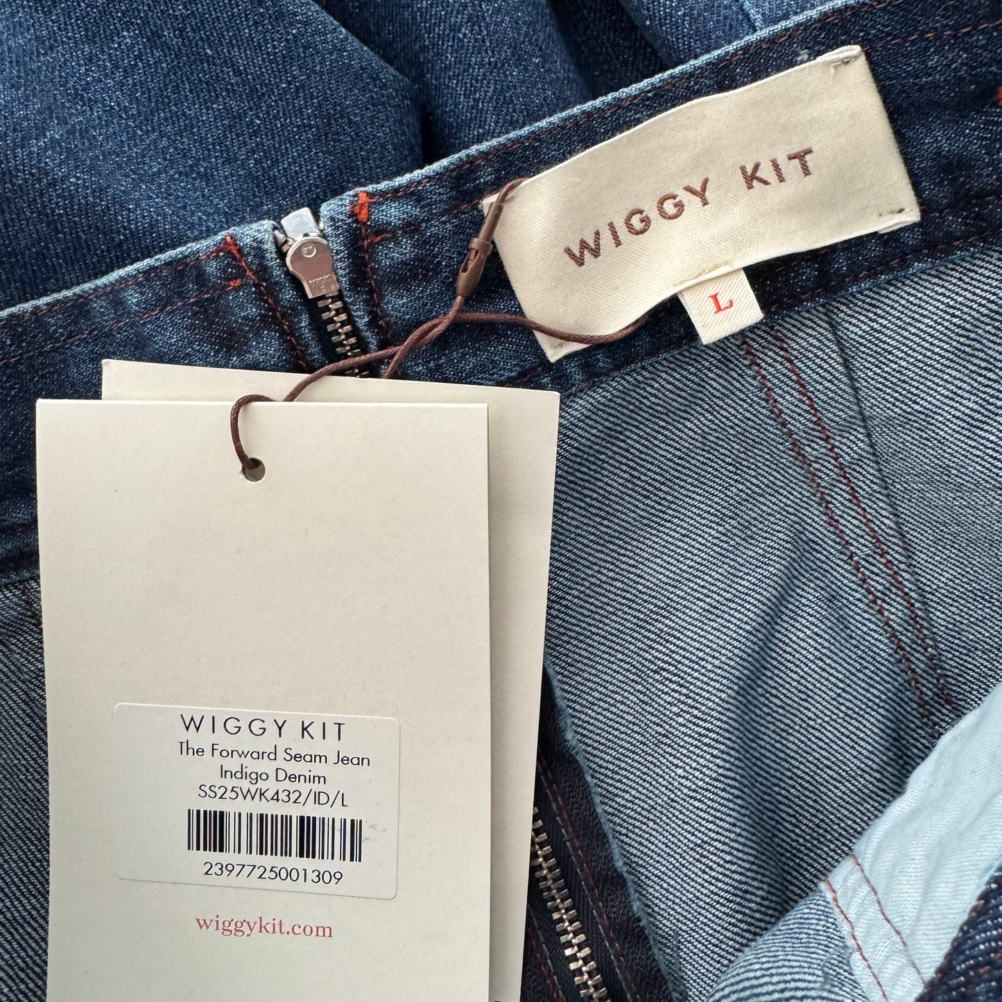 Wiggy Kit "Forward Seam" in Blue, size Large (fits like Medium)