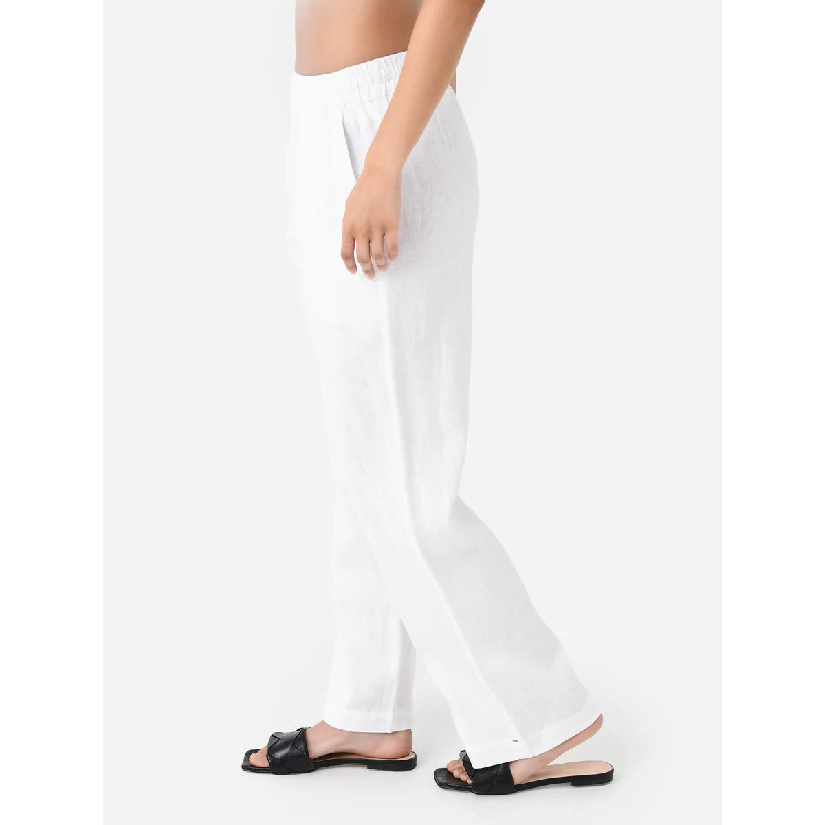 Xirena "Atticus" Linen Pants in White, size XL