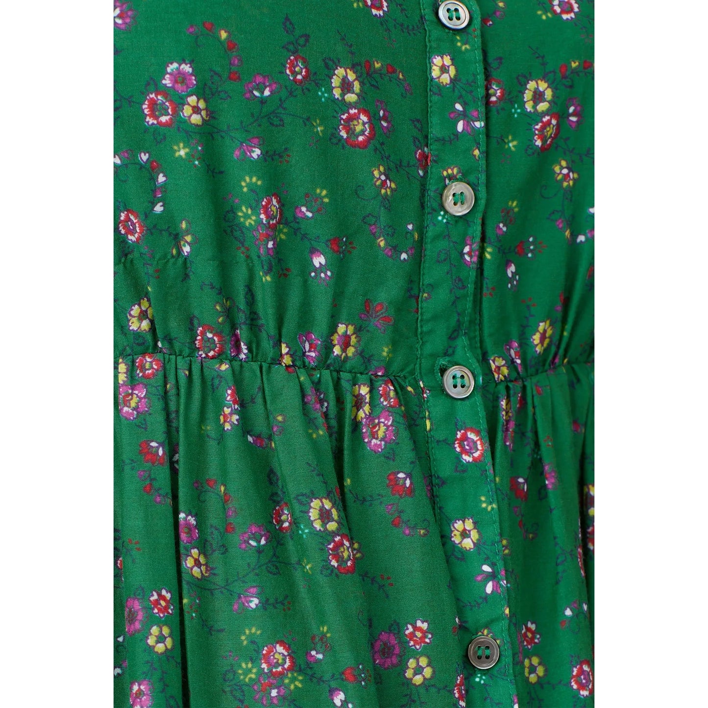 Xirena "Sophie" Floral Print Dress in Green, size Medium