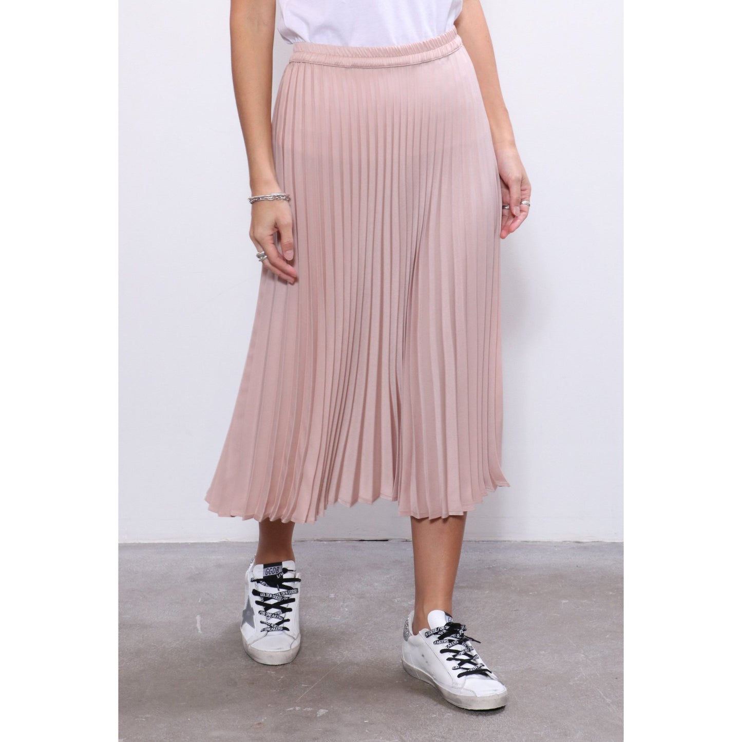 Xirena "Sienna" Pink Pleated Skirt, size XS