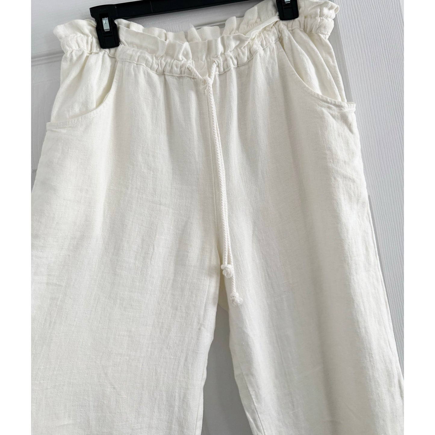 Xirena "Talyn" Linen Pants in White, size Large