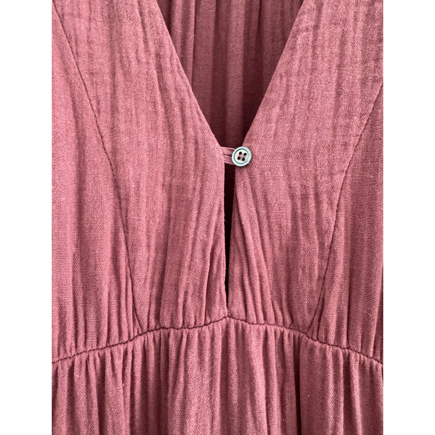 Xirena Tiered Cotton Gauze Dress in Pink, size XS