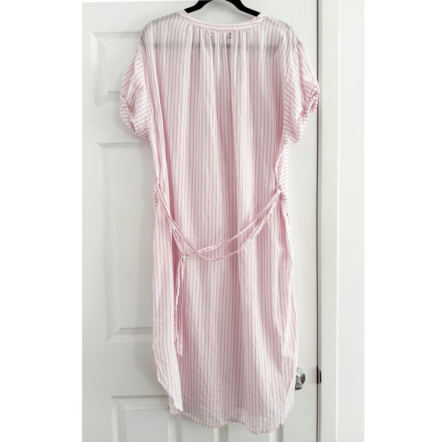 Xirena Striped Midi Dress in Pink, size Medium