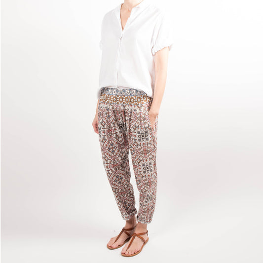 Xirena Printed Cotton "Paige" Pants, size XS