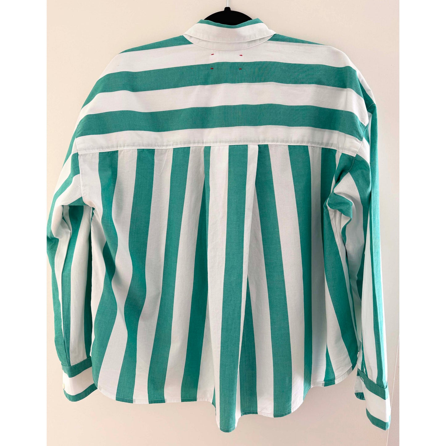 Xirena Green Striped Cotton Set, size Small