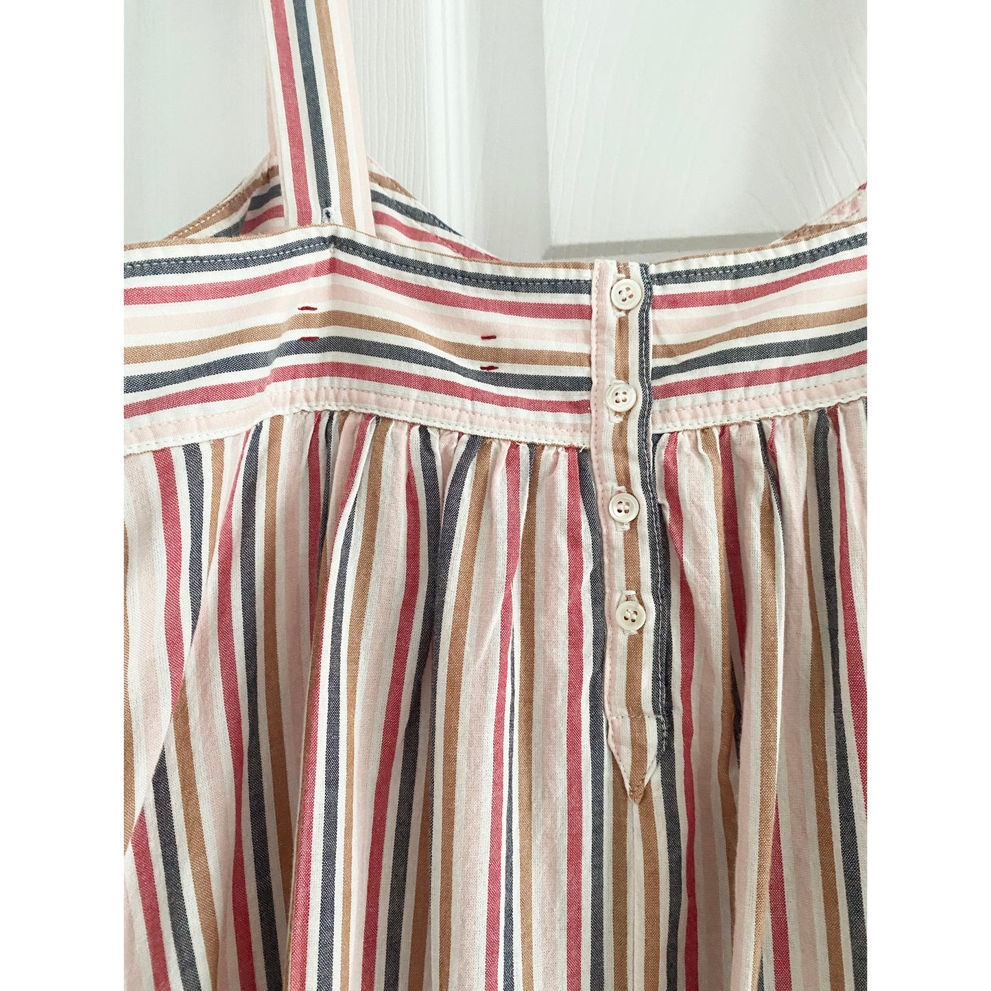 Xirena "Tatum" Striped Dress in Pink/Natural, size Small