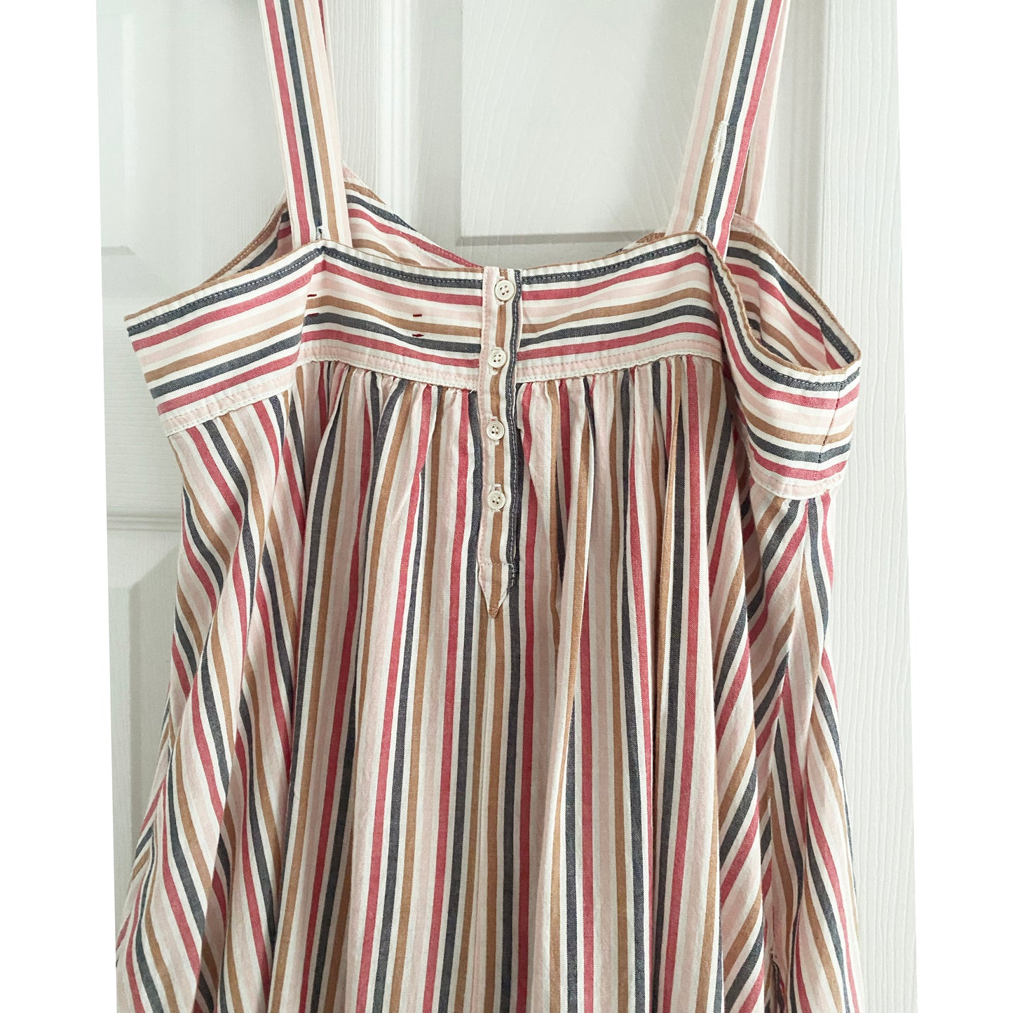 Xirena "Tatum" Striped Dress in Pink/Natural, size Small