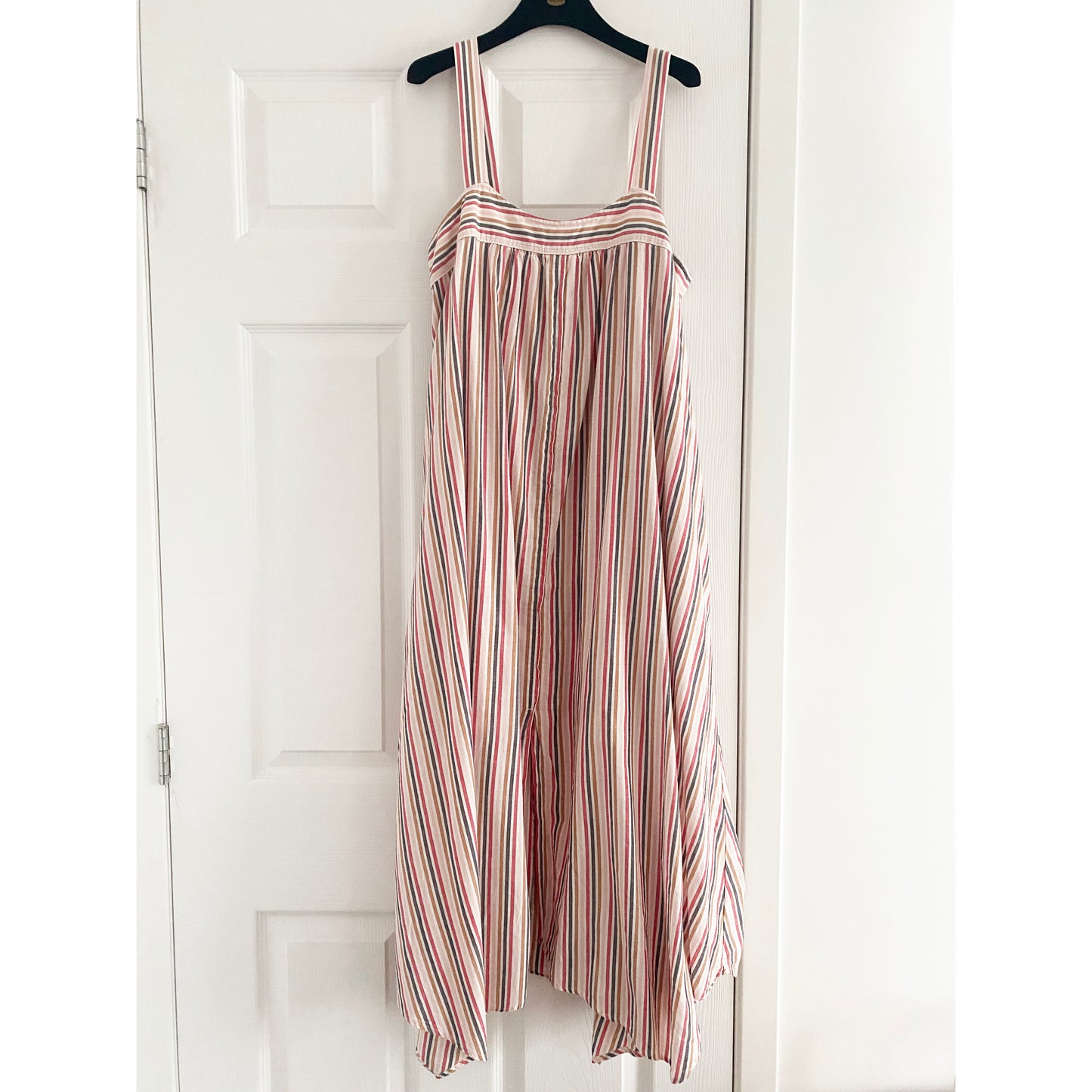 Xirena "Tatum" Striped Dress in Pink/Natural, size Small