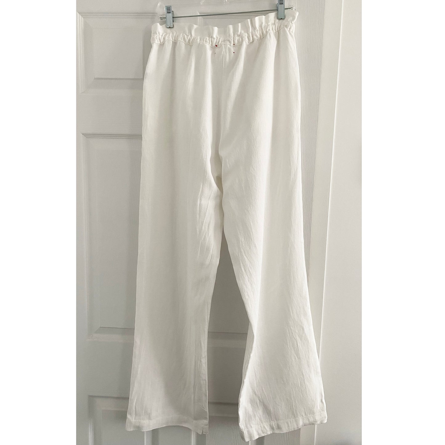 Xirena "Talyn" Linen Drawstring Pant in White, size Medium