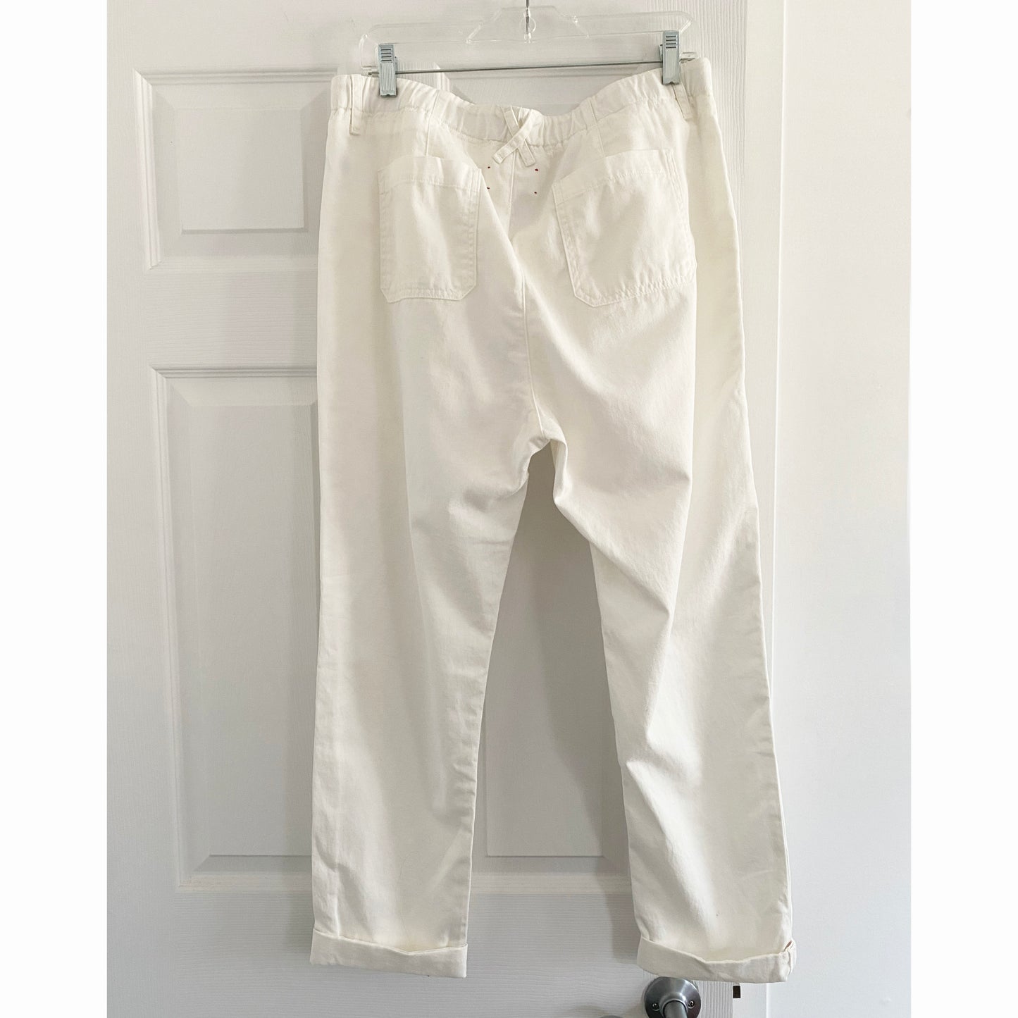 Pantalon utilitaire blanc Xirena, taille Large