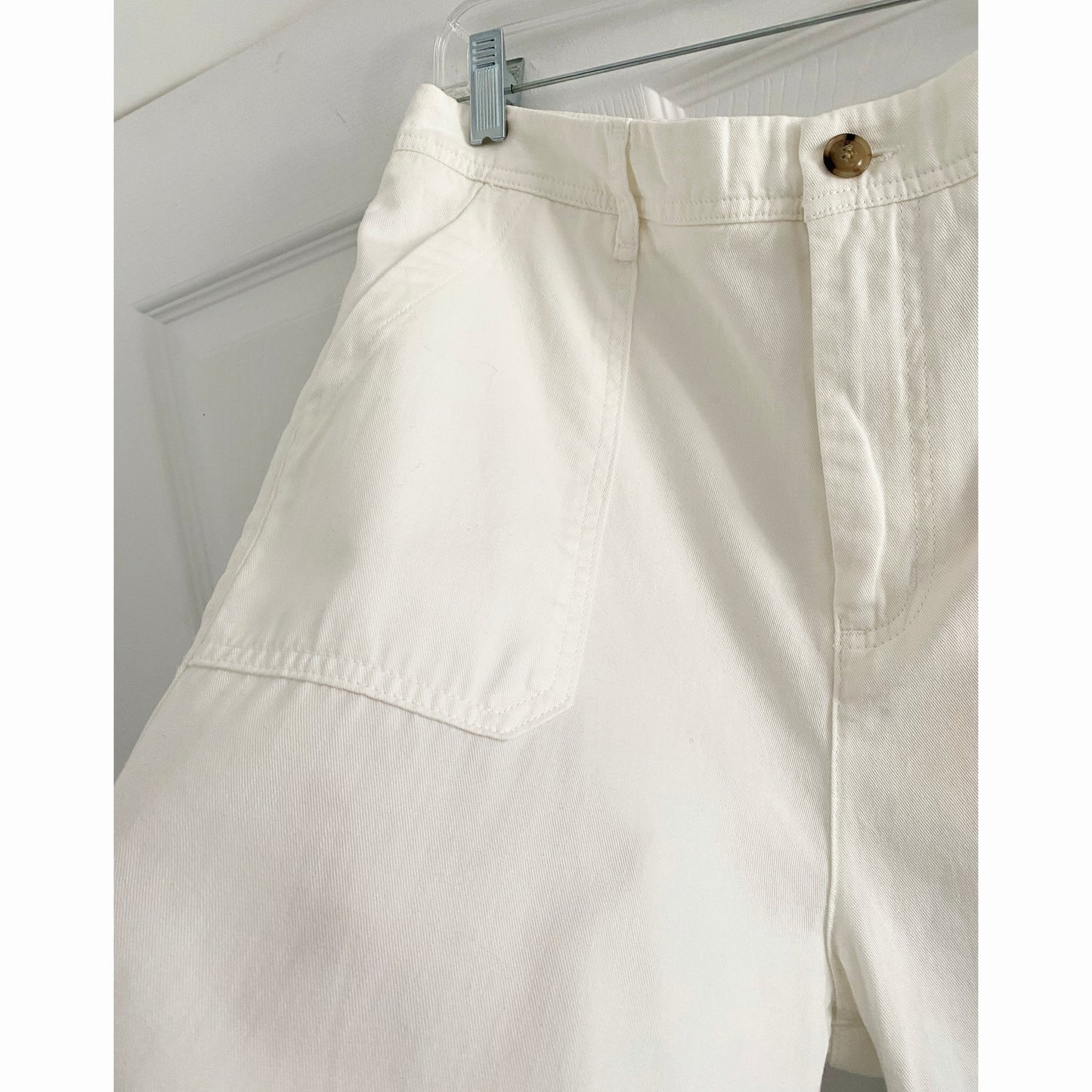 Pantalon utilitaire blanc Xirena, taille Large