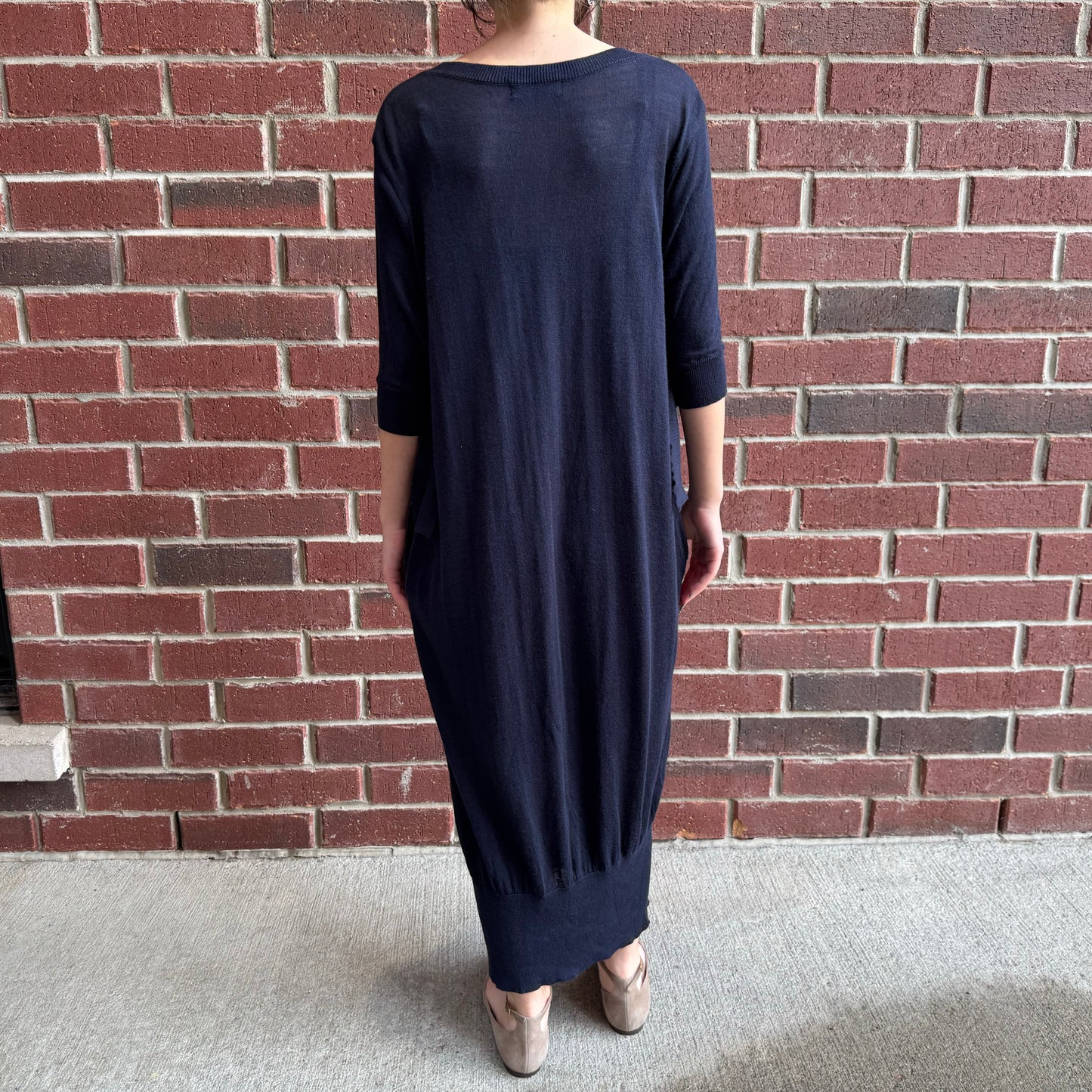 Rismat by Y's Knit Dress in Navy, fits XS/S