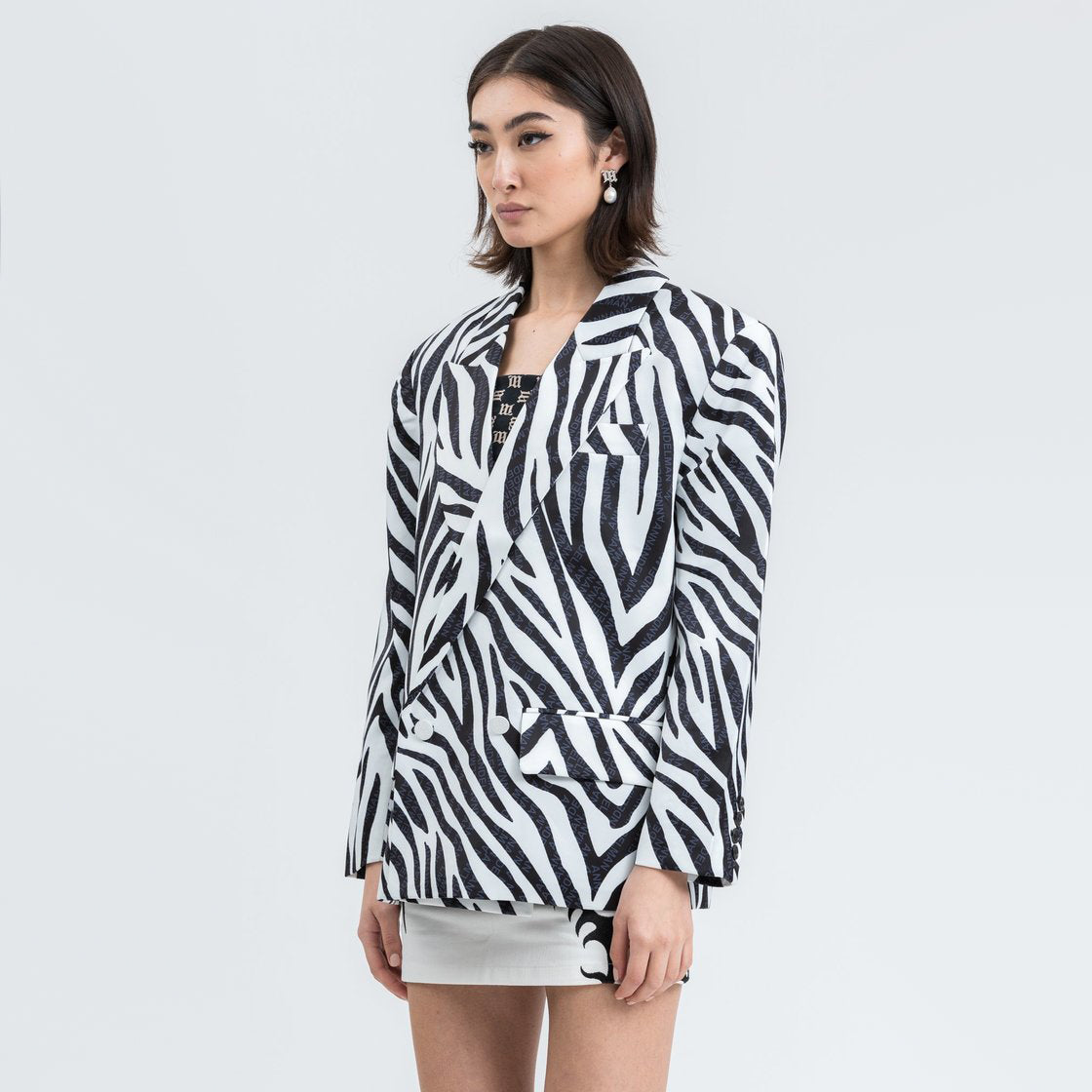 Ann Andelman Zebra Print Blazer, size 34