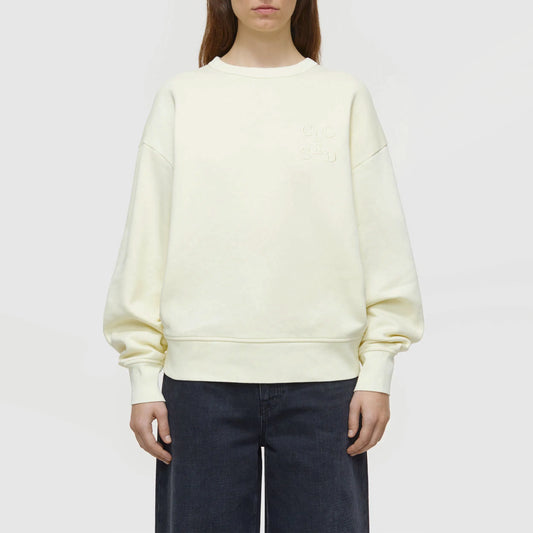 Closed Crew Neck Sweatshirt in Vanilla, size XS