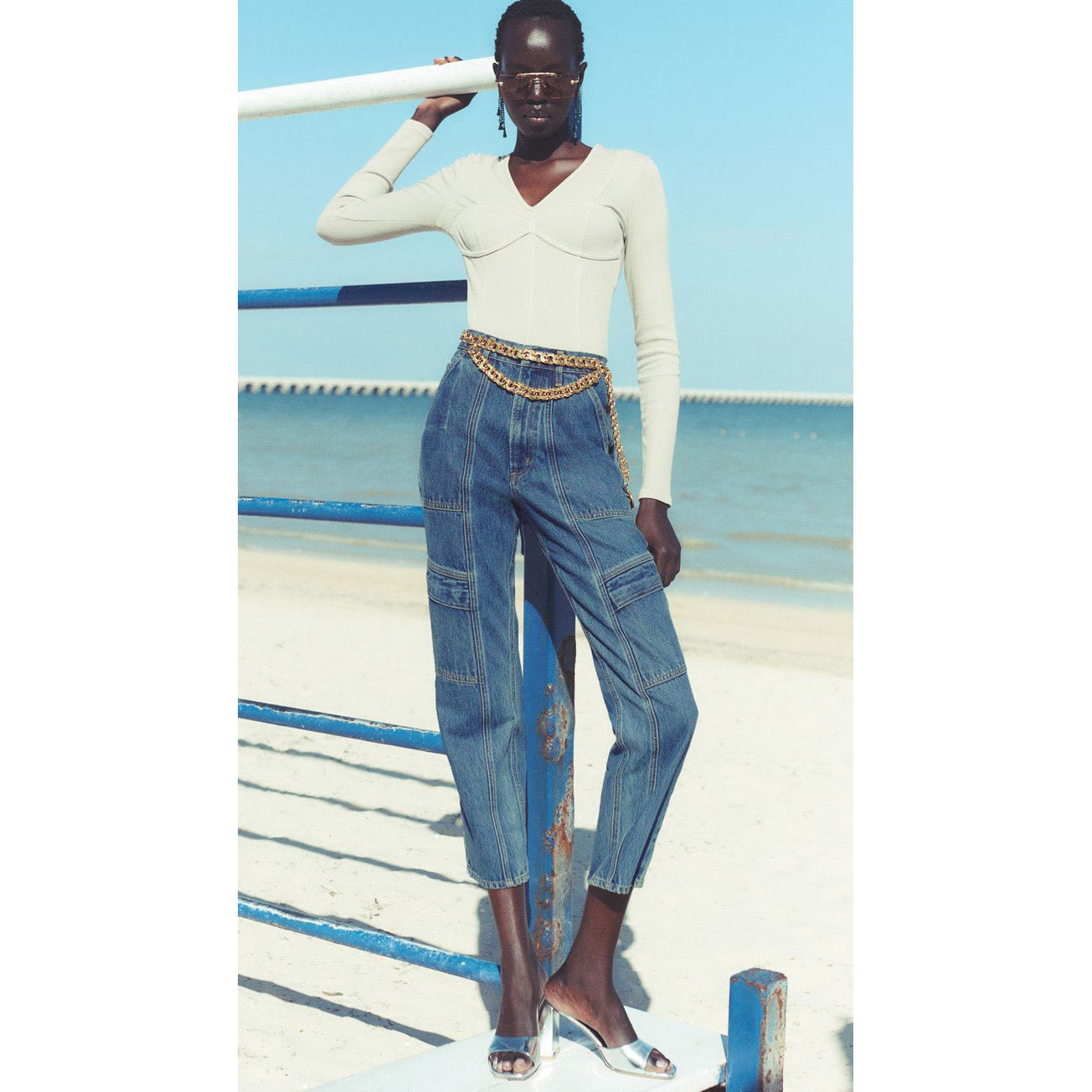 AGOLDE "Cooper" Cargo Jean in "Regulation", size 29