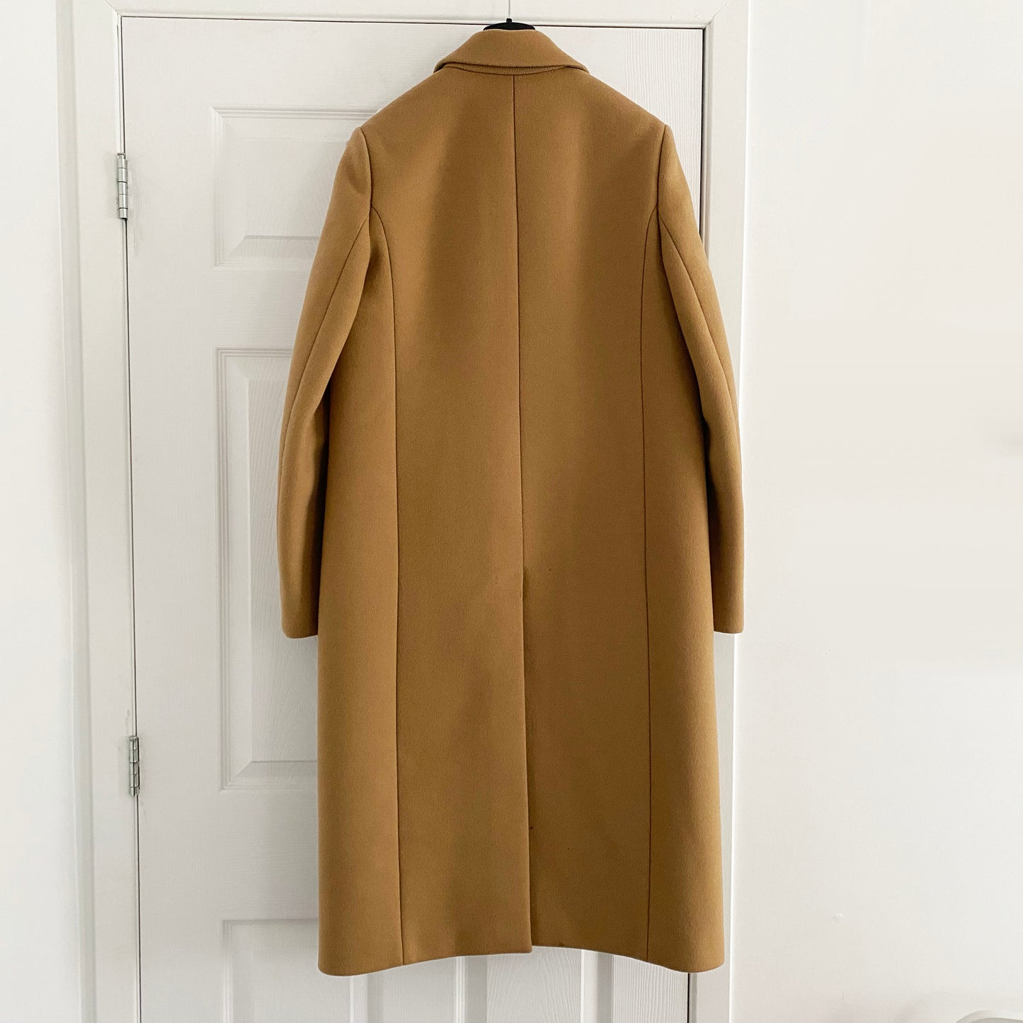 Acne Single Breasted Coat in Camel, size 36 (Fits like size Small)