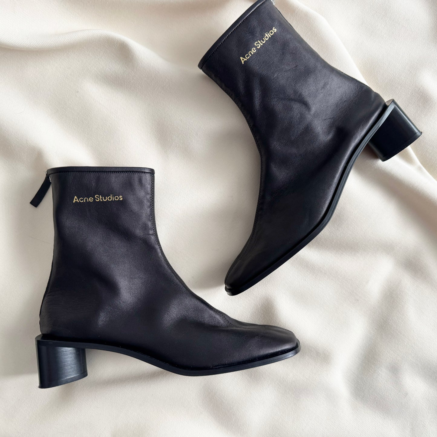 Acne Studios "Bertine" Boots in Black, size 40