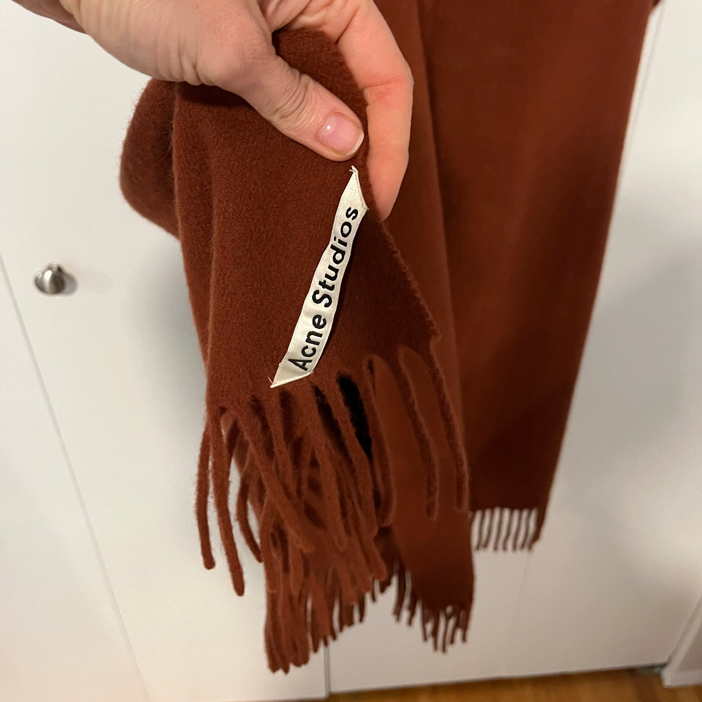 Acne Studios "Canada New Narrow" Scarf in "Brown"