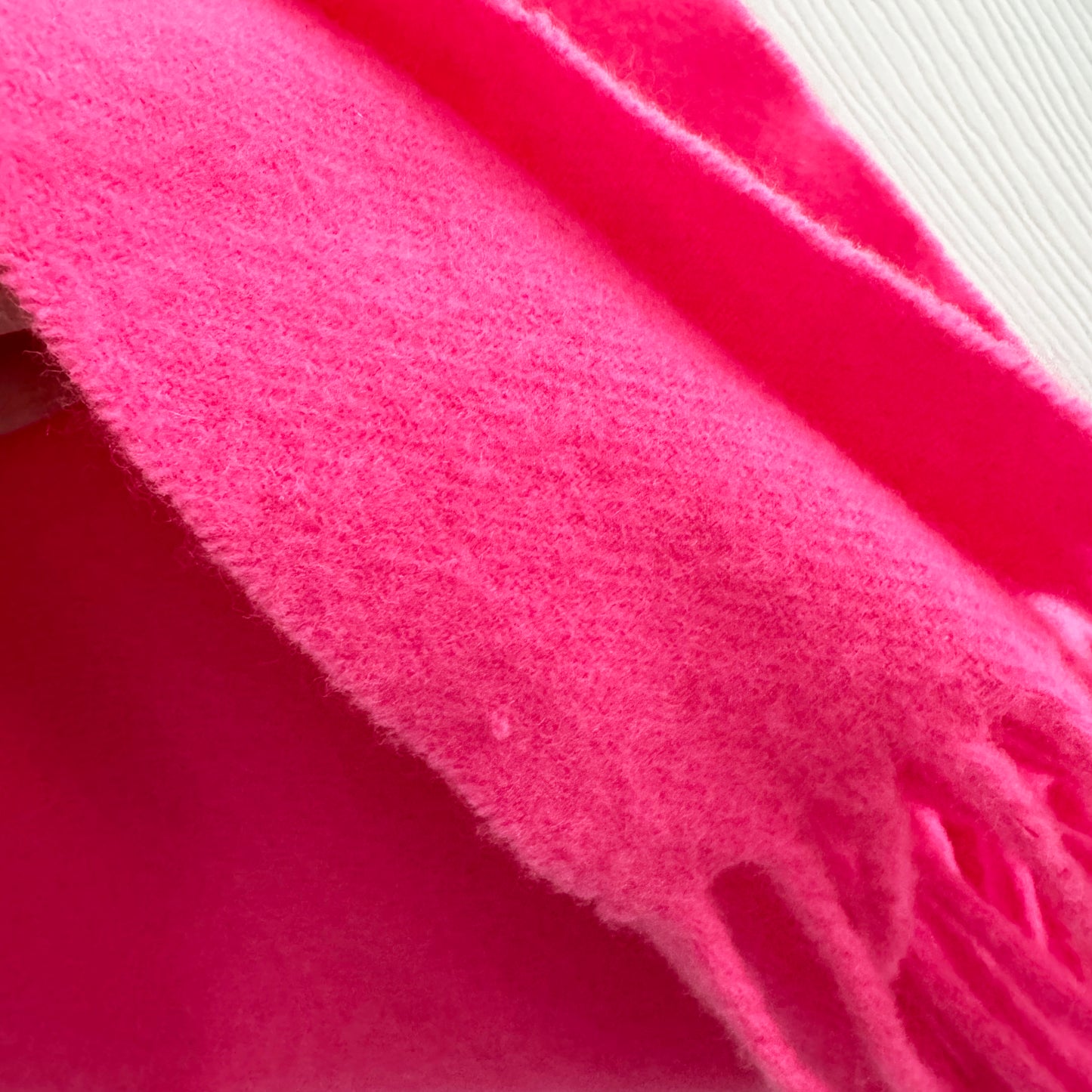Acne Wool Scarf in Hot Pink