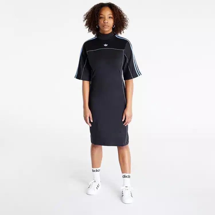 Adidas Originals Fitted Dress in Black, size Small