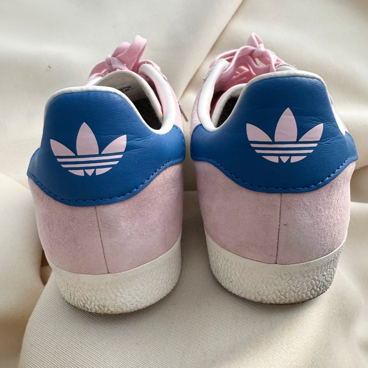 Adidas Gazelle in Pink/Blue, size 9 womens