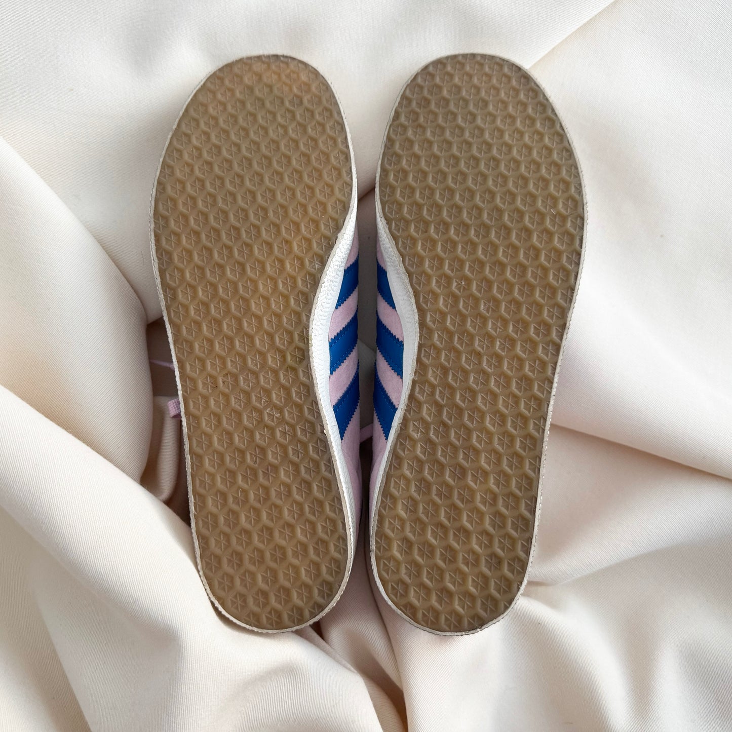 Adidas Gazelle in Pink/Blue, size 9 womens