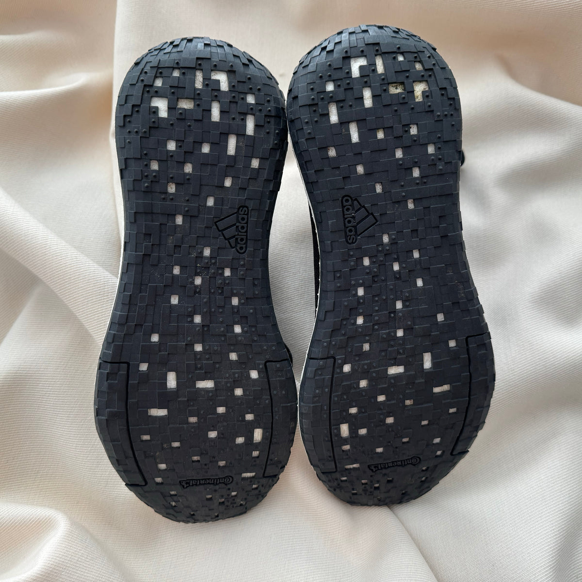 Adidas x Stella McCartney "Pulseboost" Sock Sneakers in Black, size 9