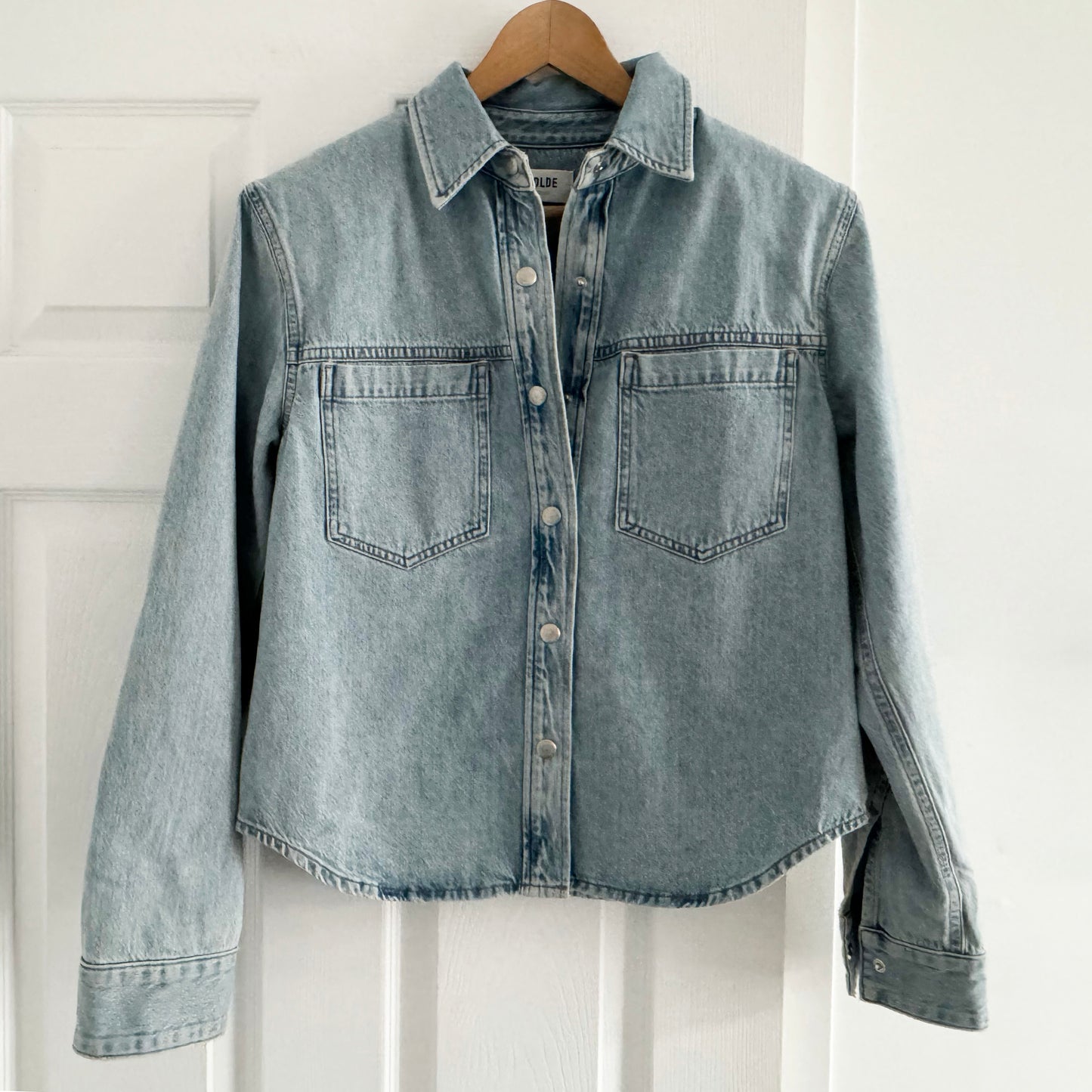 AGOLDE "Brigid" Denim Shirt, size XS (fits oversize)