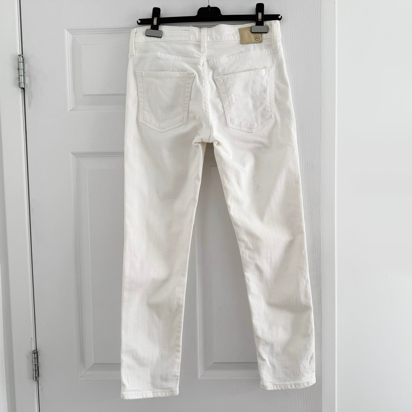 AG "Ex-Boyfriend Slim" Slouchy Jeans in White, size 25