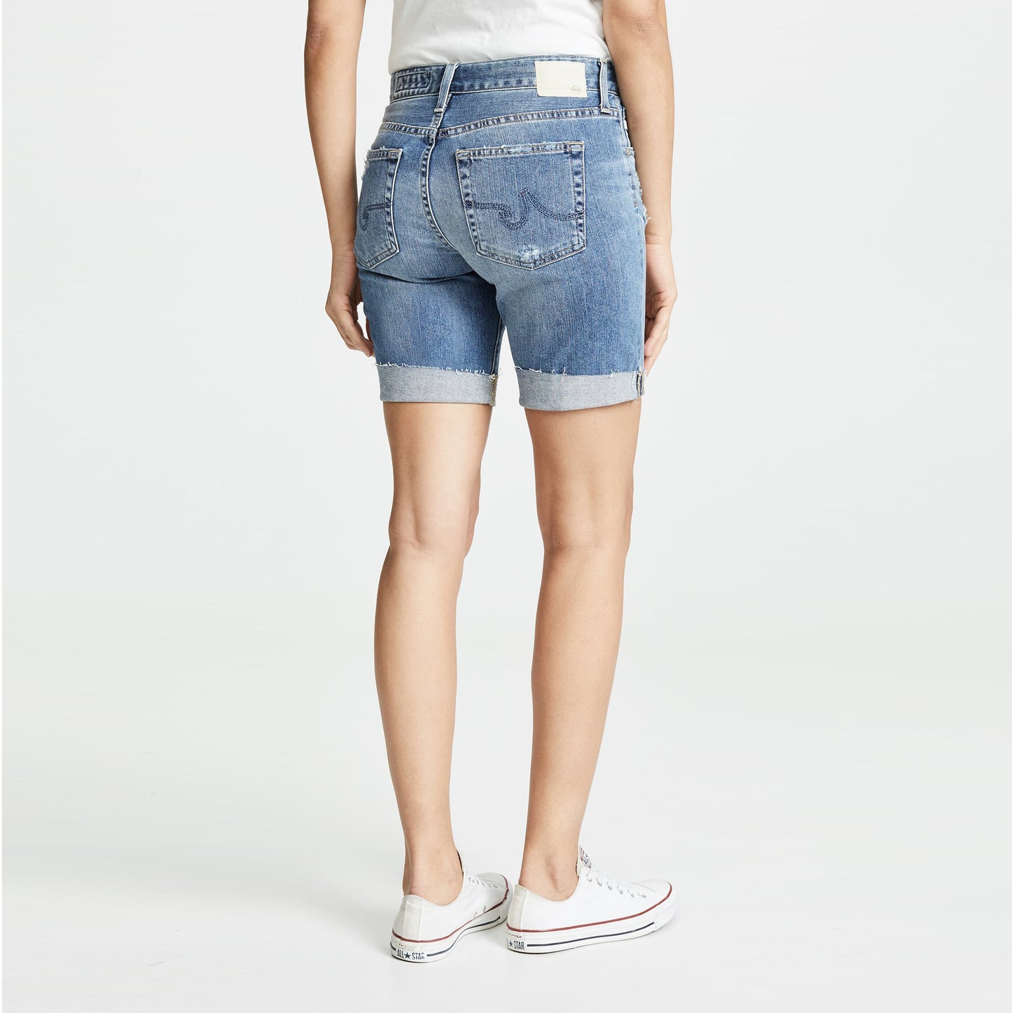 AG "Nikki" Relaxed Skinny Jean Shorts, size 27 (fits 27/28)