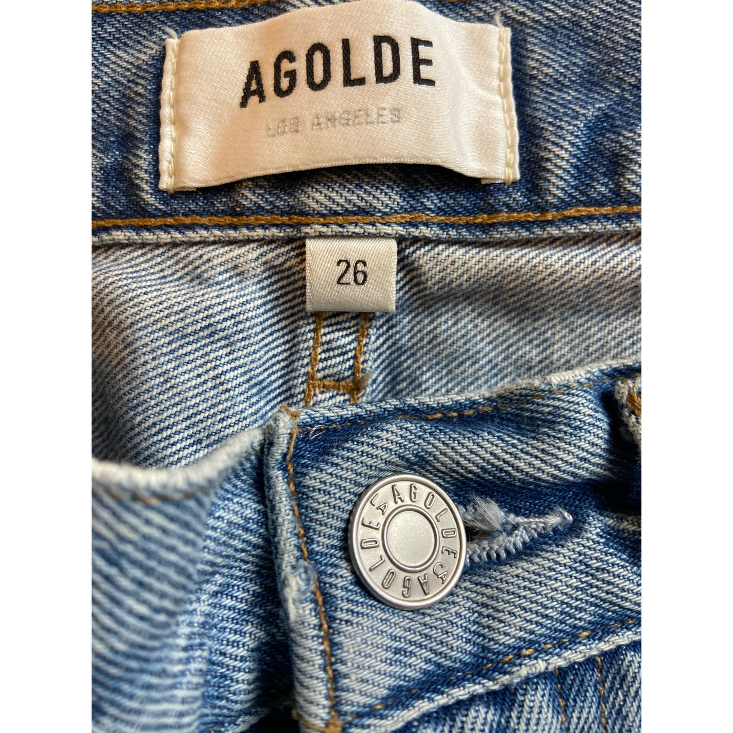 AGOLDE 90's Straight Leg Jean in "Scheme", size 26