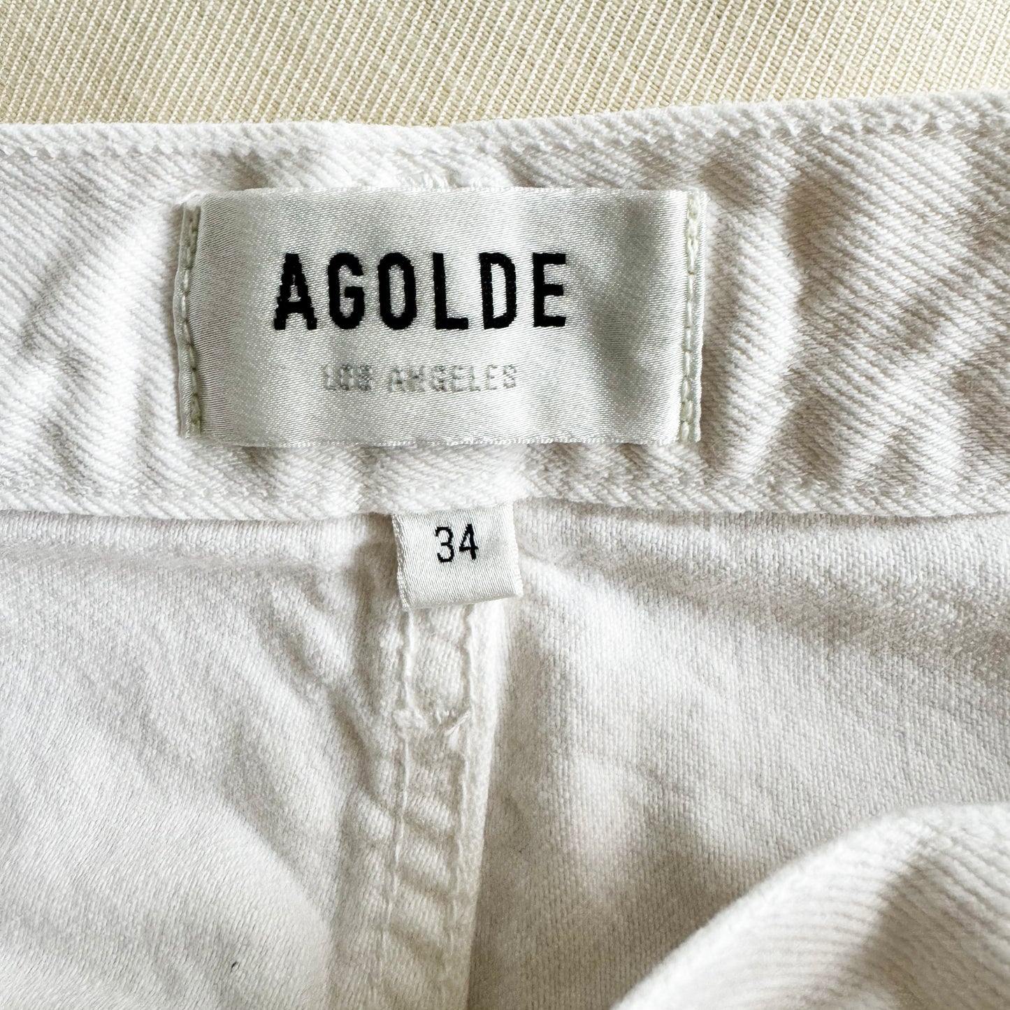AGOLDE 90's Pinch Waist Jeans in "Drum", size 34