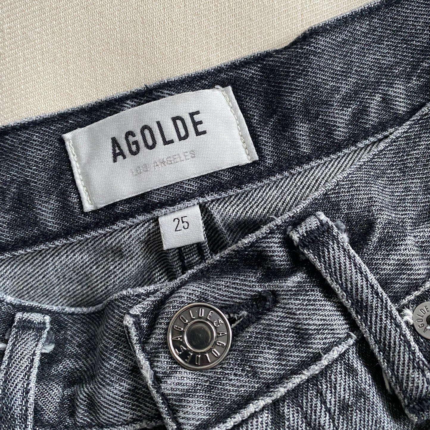 AGOLDE 90's Pinch Waist Jean in "Underground", size 25