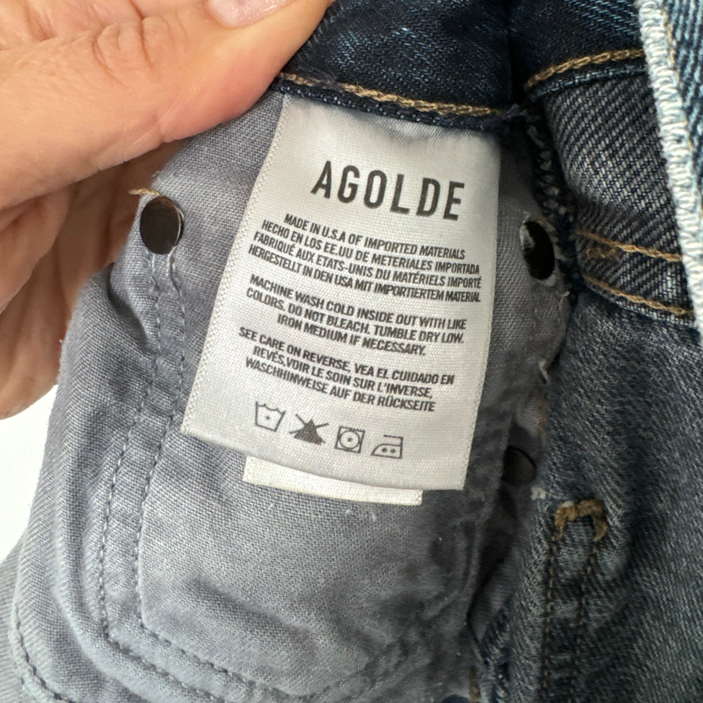 AGOLDE 90's Pinch Waist Jean en « Portrait », taille 25