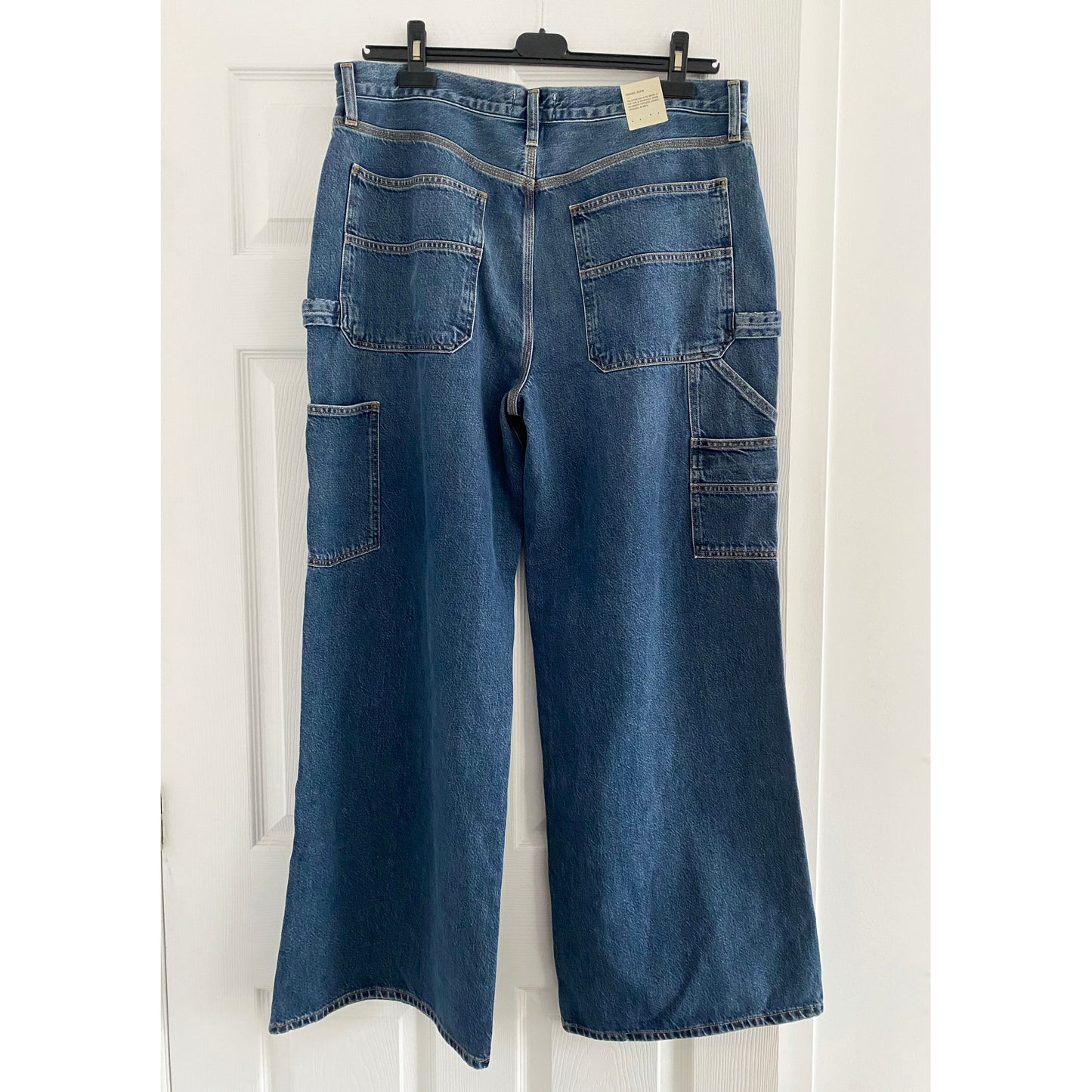 AGOLDE "Madga" Carpenter Jeans in Darkness, size 33 (fits 33/34)