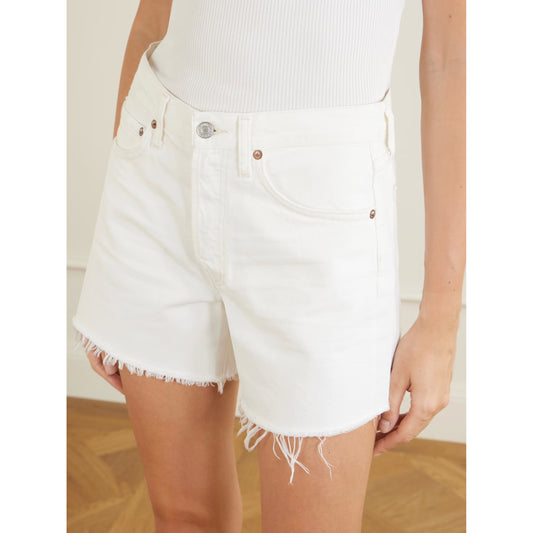 AGOLDE "Parker Long" Jean Shorts in "Pannacotta", size 25