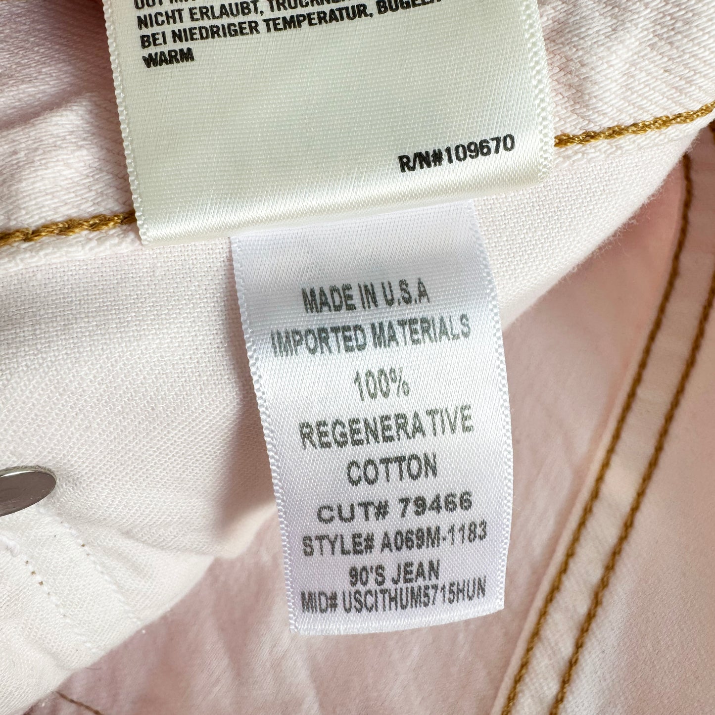 AGOLDE 90's Jean in Cosmos (pink), size 27