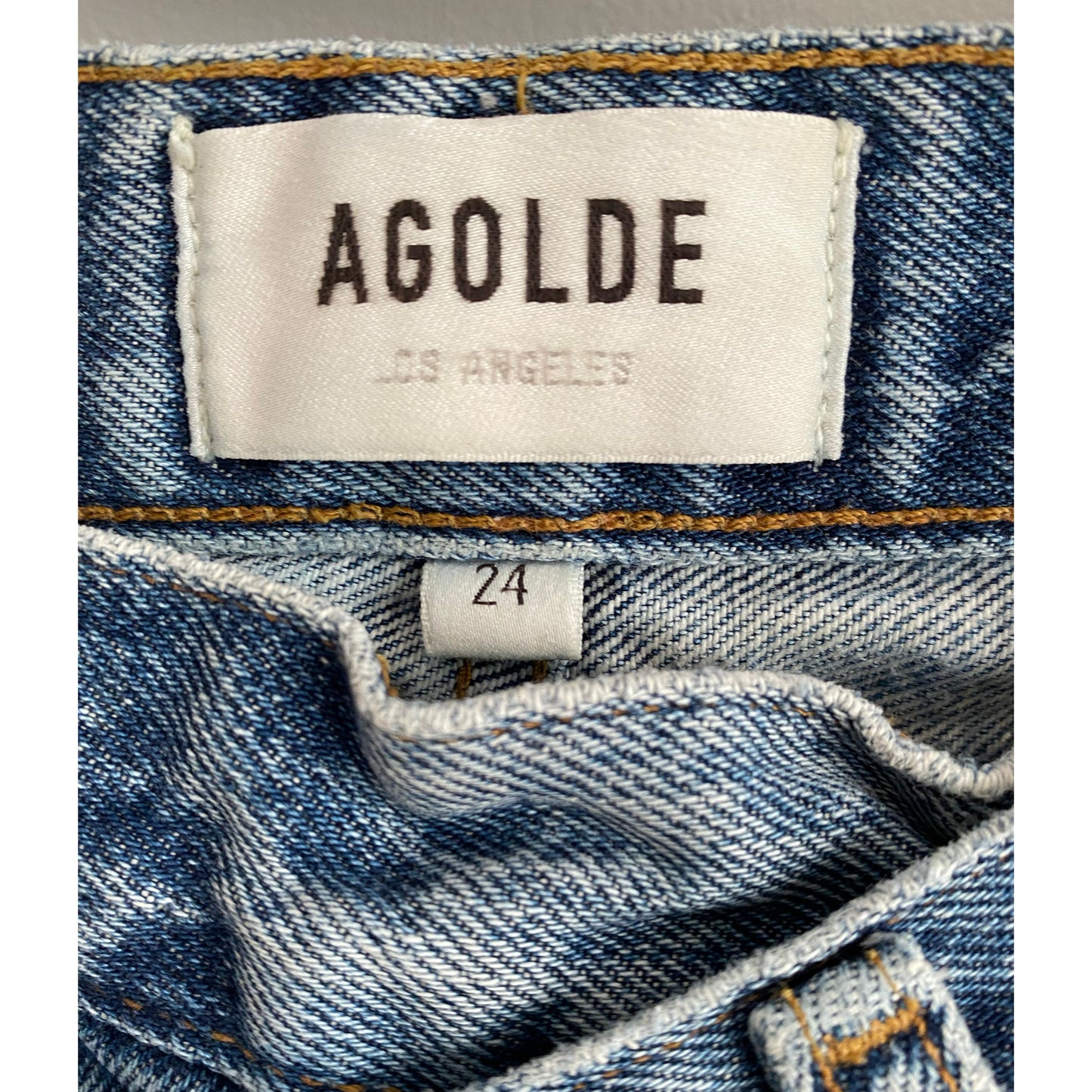 AGOLDE Criss Cross Shorts, size 24