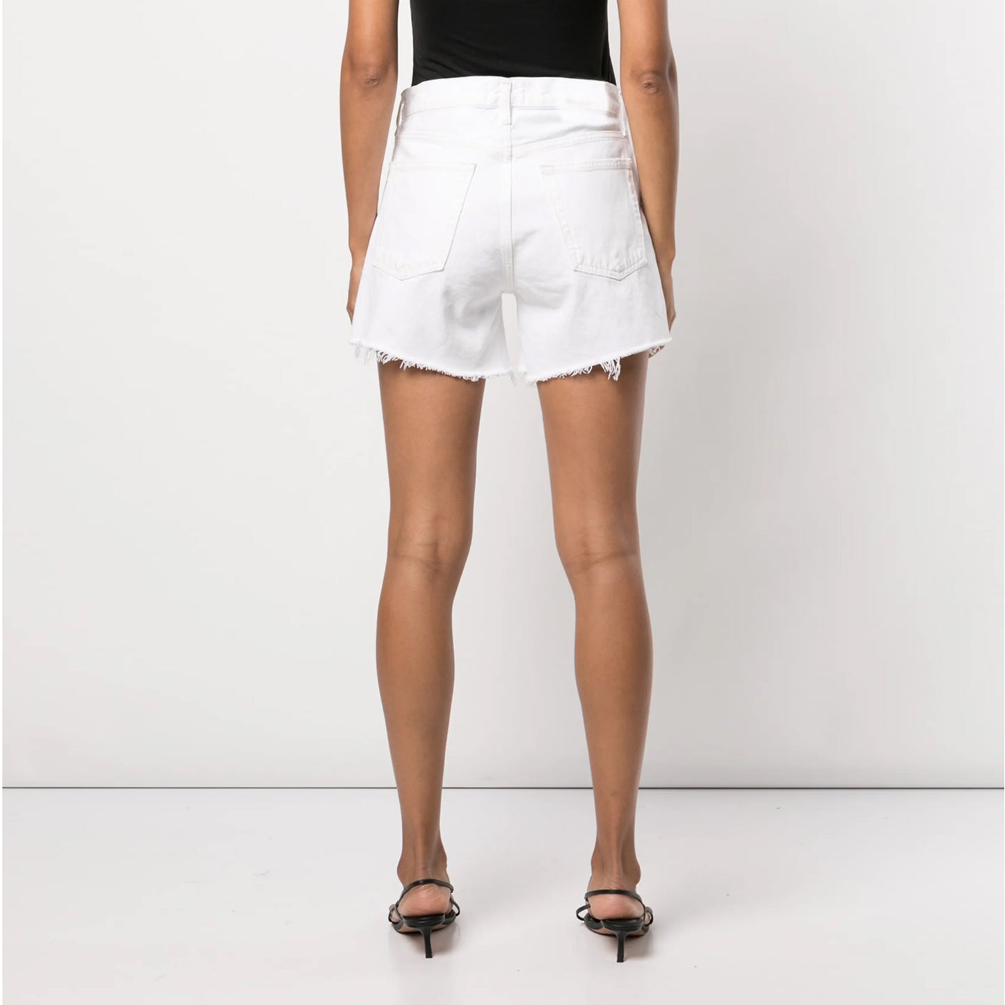 AGOLDE "Parker Long" Jean Shorts in "Pannacotta", size 25