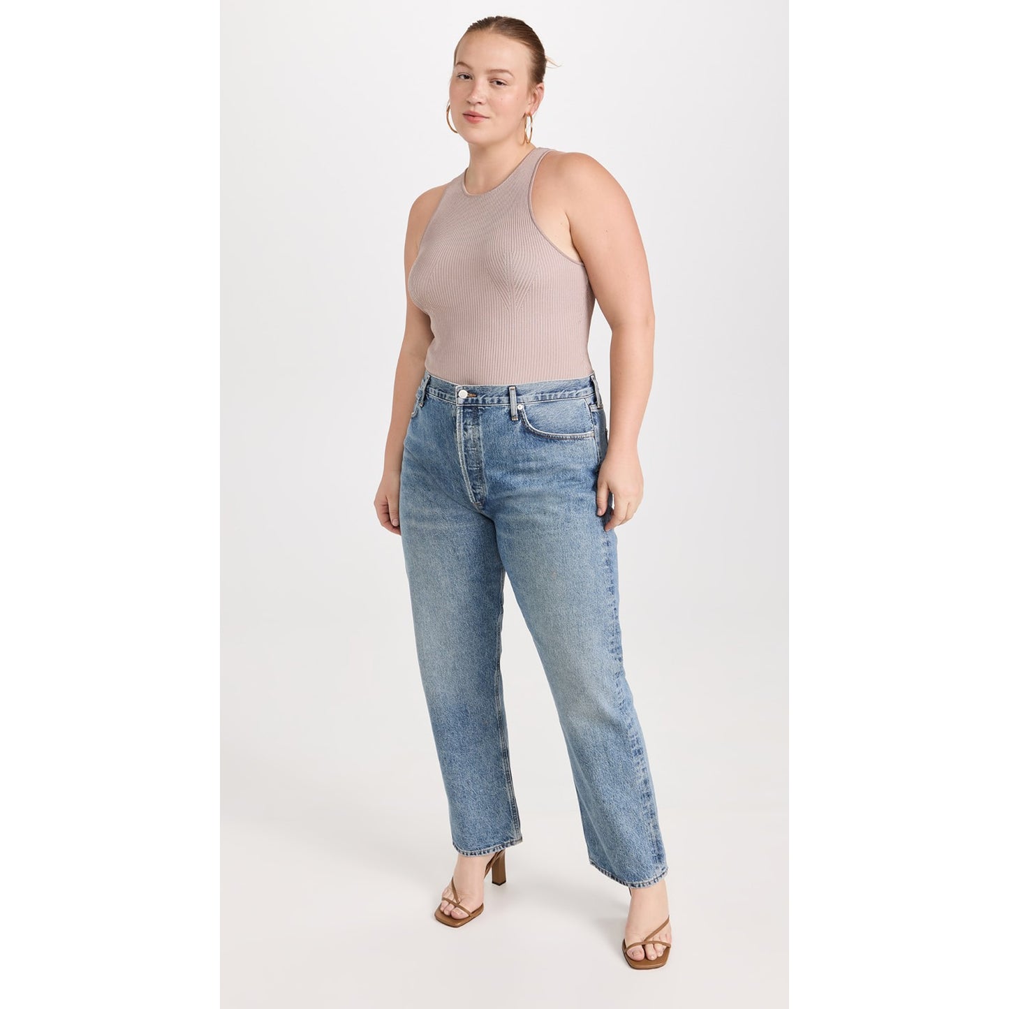 AGOLDE 90's Pinch Waist Jeans in "Navigate", size 34