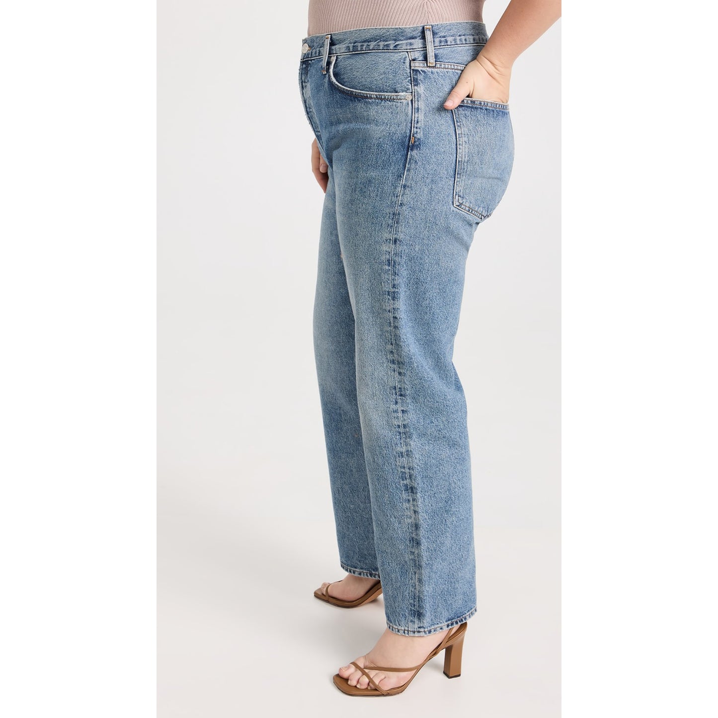 AGOLDE 90's Pinch Waist Jeans in "Navigate", size 34