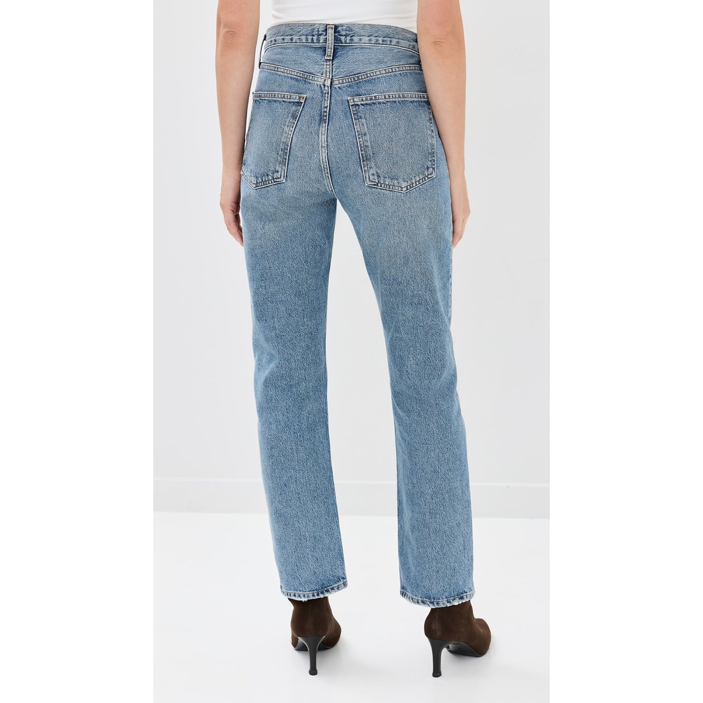 AGOLDE 90's Pinch Waist Jeans in "Navigate", size 34