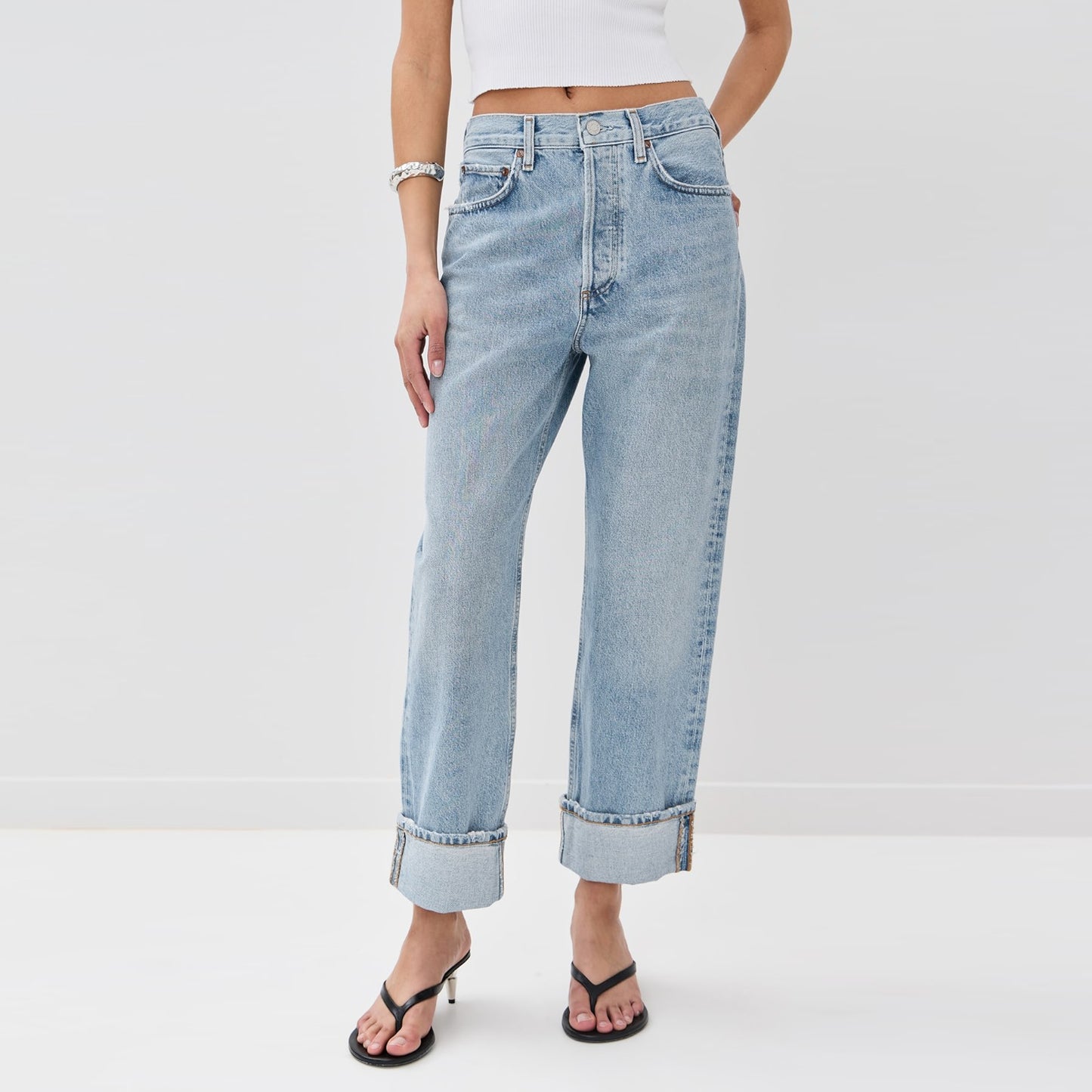 Agolde "Fran" Jeans in "Force", size 25 (fits like size 26)