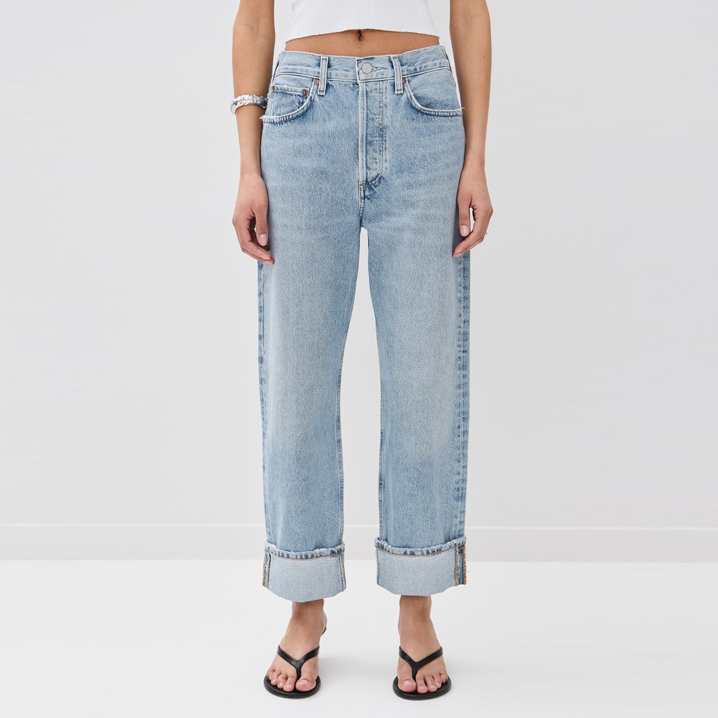 Agolde "Fran" Jeans in "Force", size 25 (fits like size 26)