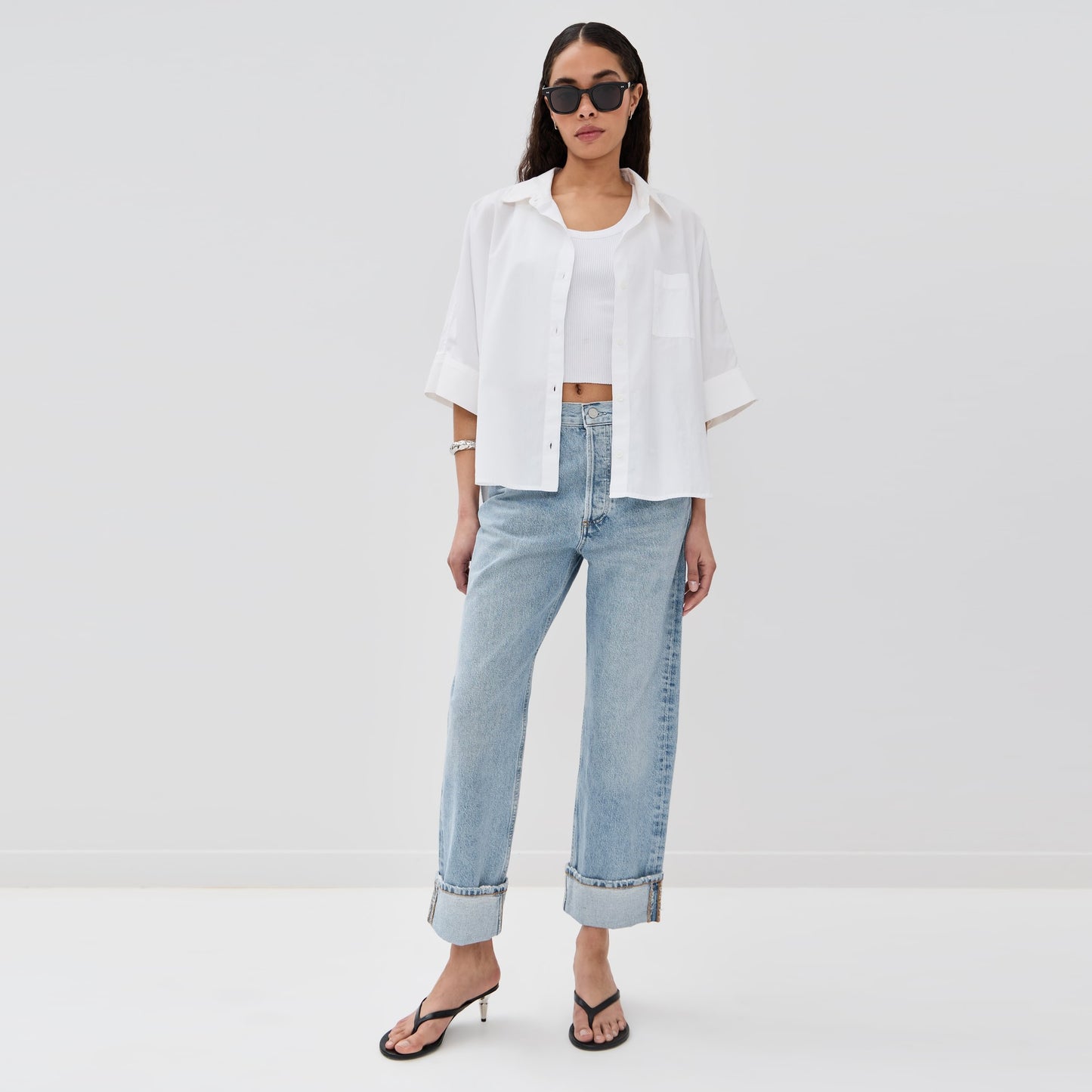 Agolde "Fran" Jeans in "Force", size 25 (fits like size 26)