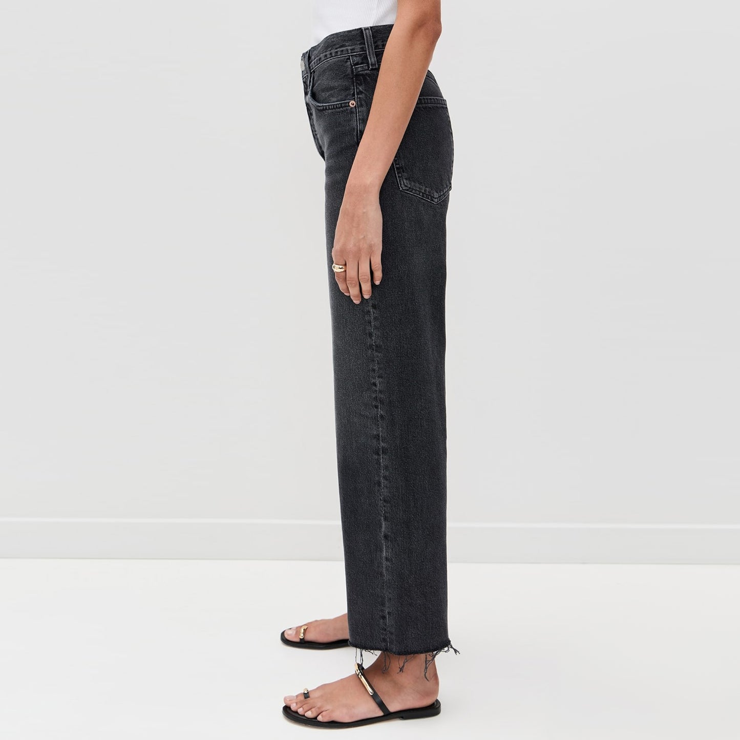 AGOLDE "Ren" Jean in "Arcane" Black, size 26