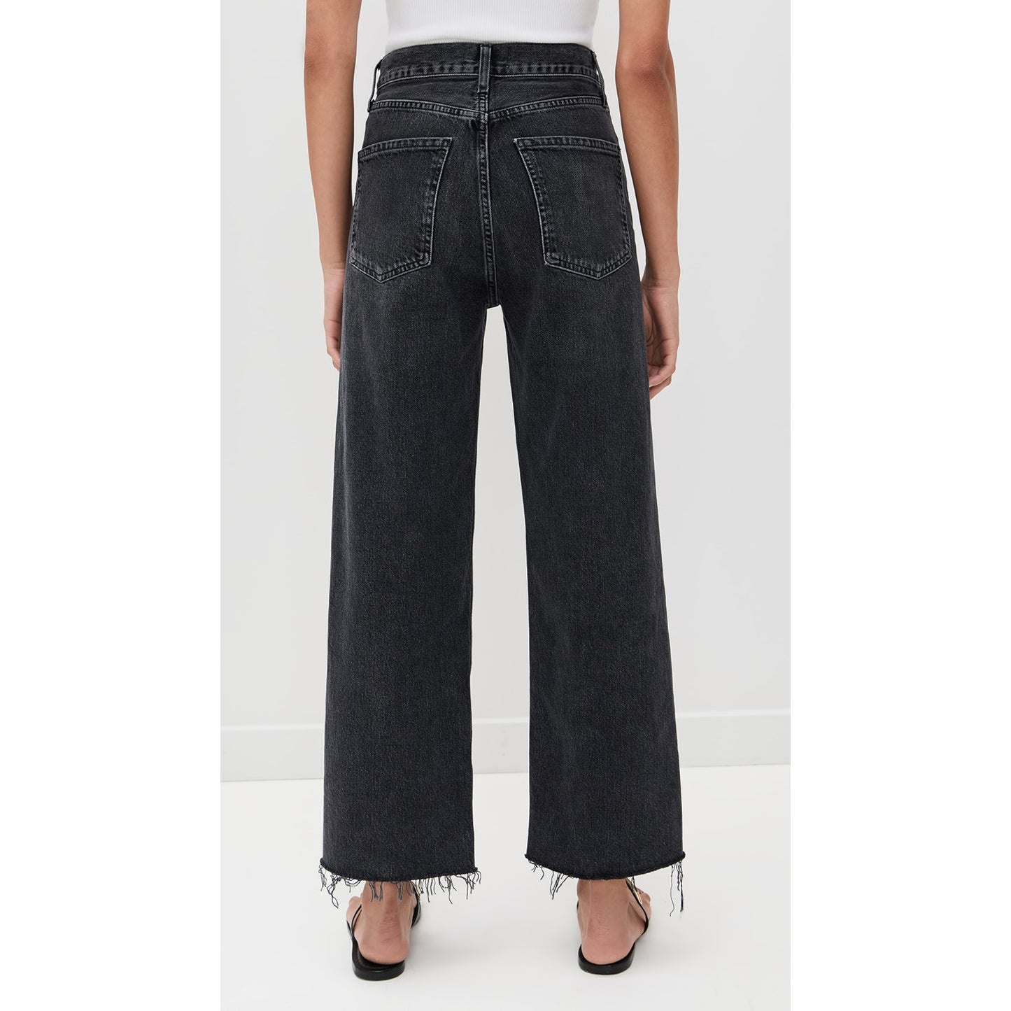 AGOLDE "Ren" Jean in "Arcane" Black, size 26