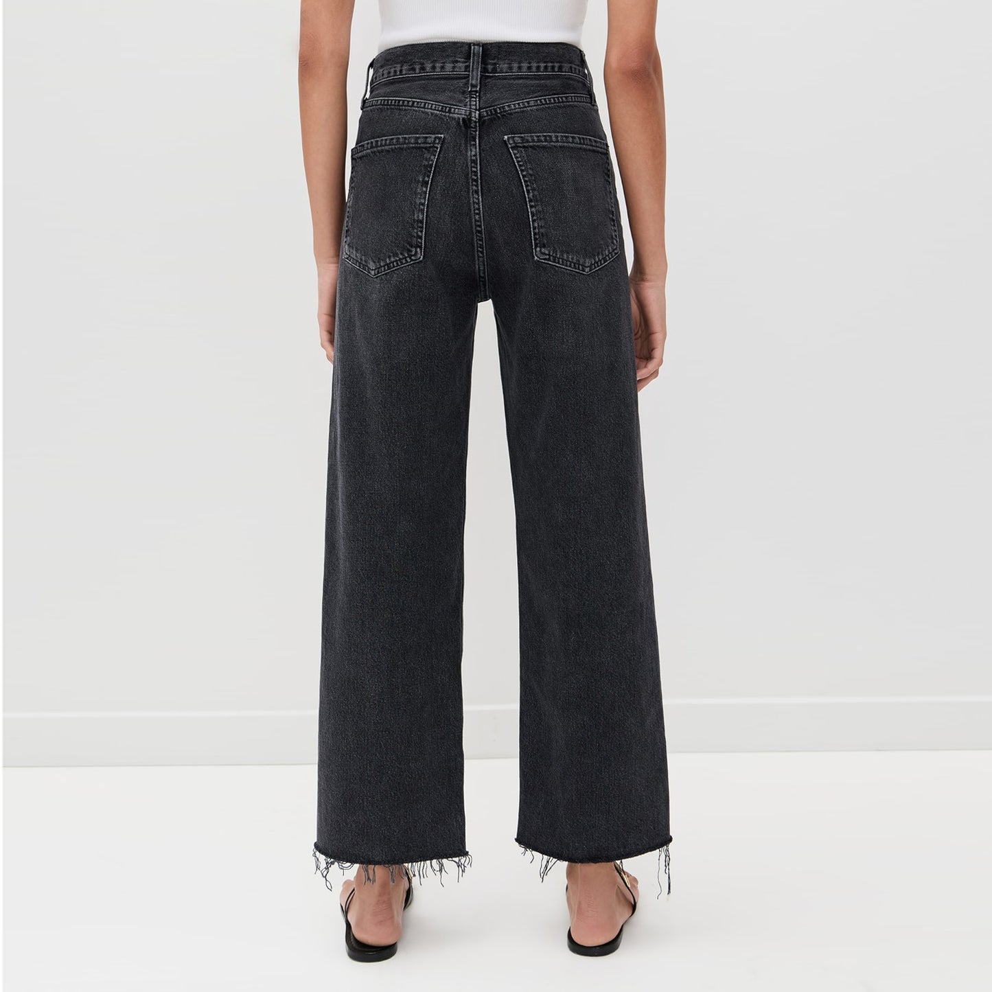 AGOLDE "Ren" Jean in "Arcane" Black, size 26